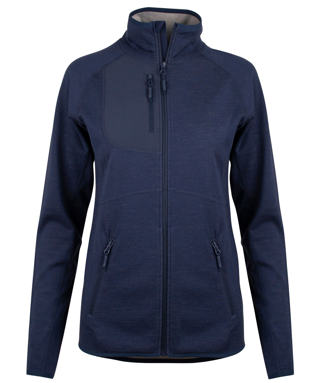 YOU Geiranger jacka dam med merinoull, Marin Melange