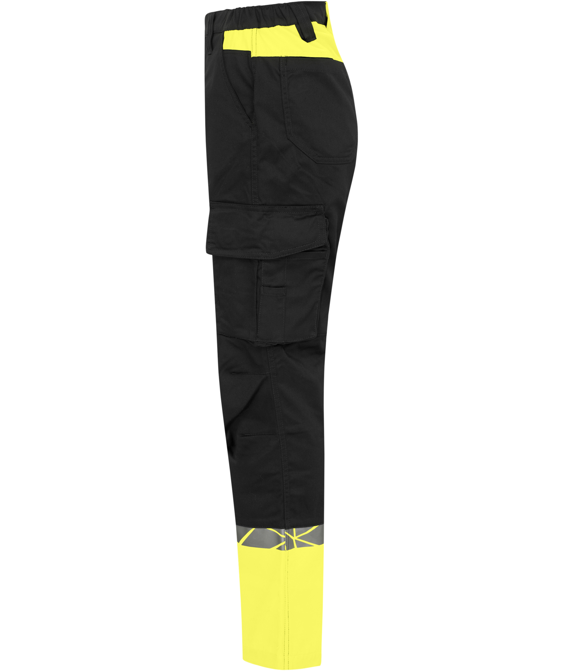 ProJob Damen Diensthose 7511, Schwarz/Gelb, large image number 3