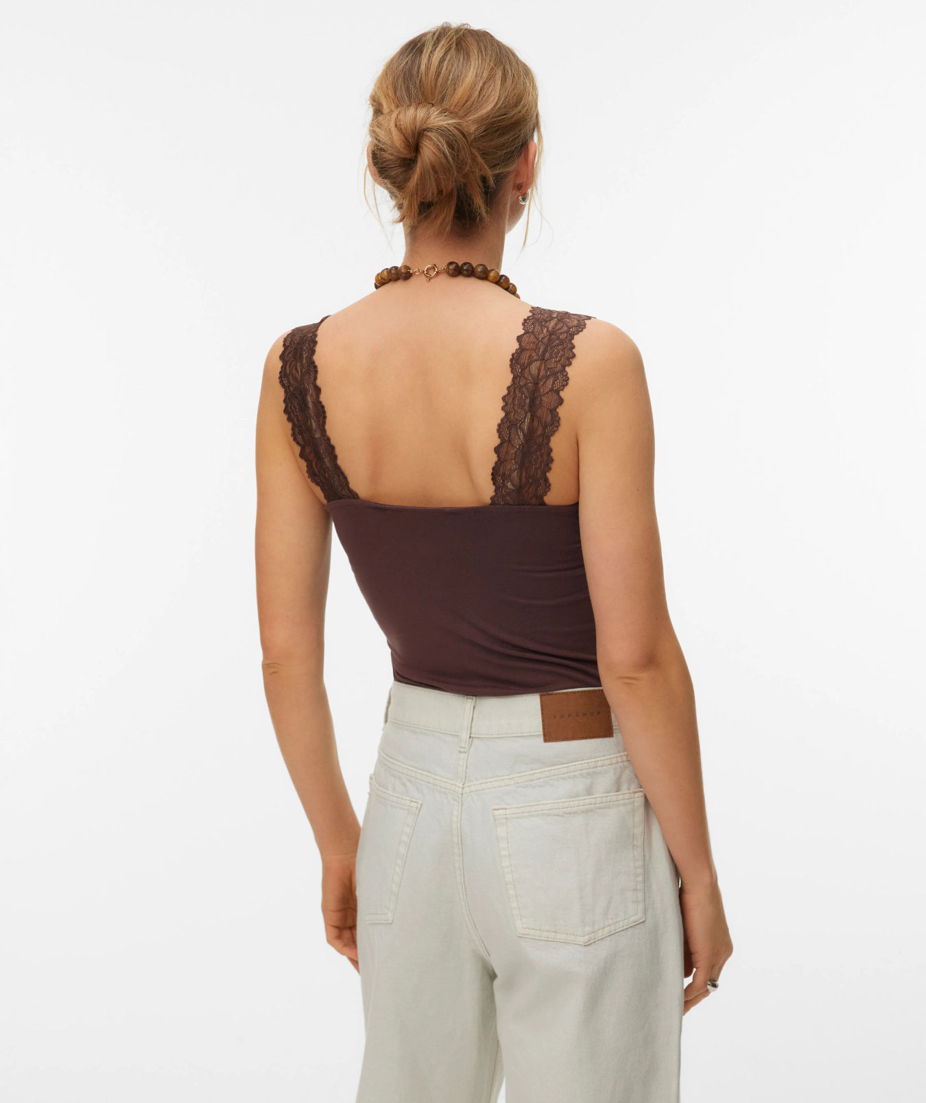 Vero Moda VMROSA Damen Top, Chocolate Martini, large image number 2