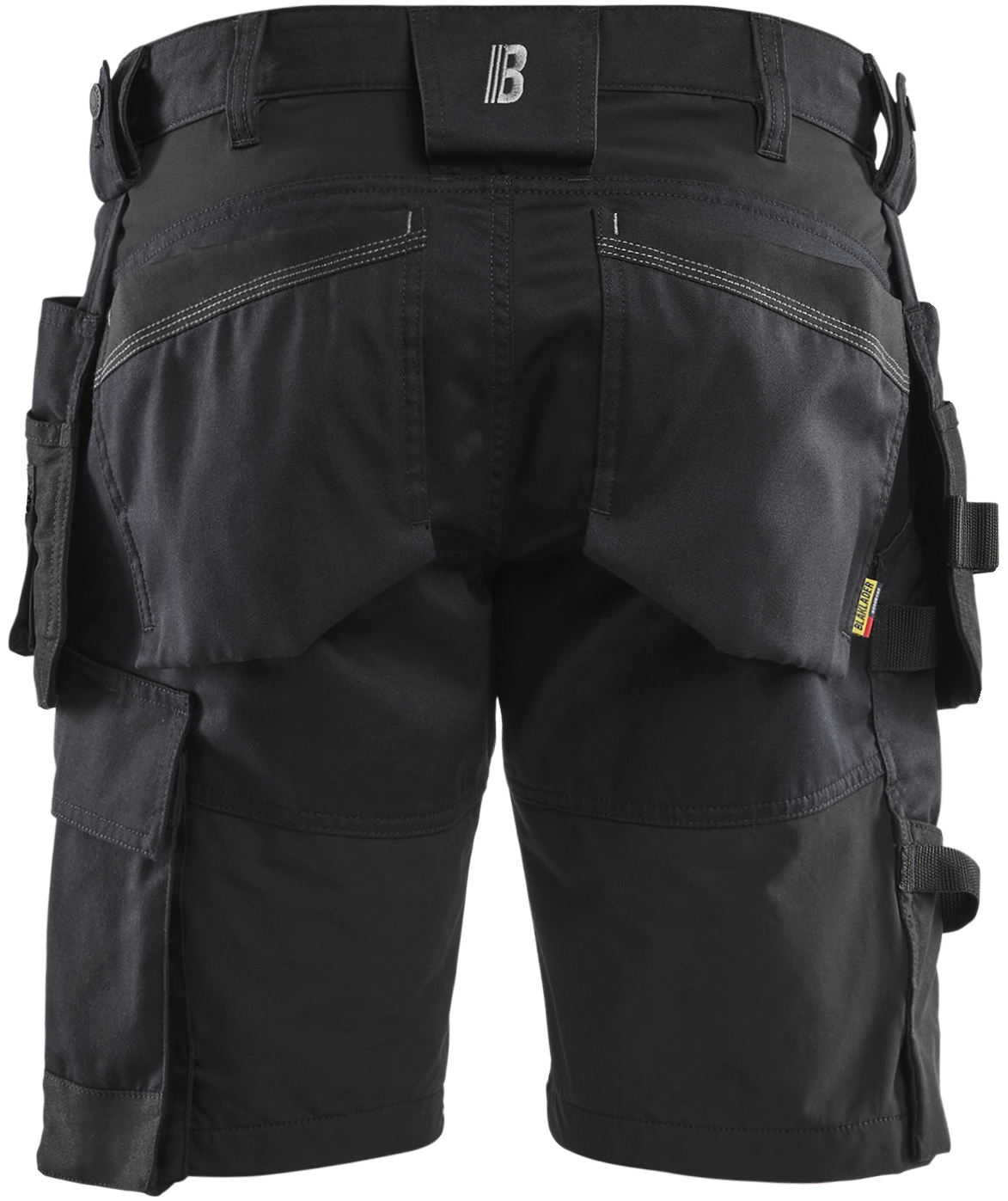 Bl&aring;kl&auml;der&nbsp;hantverksshorts, Svart