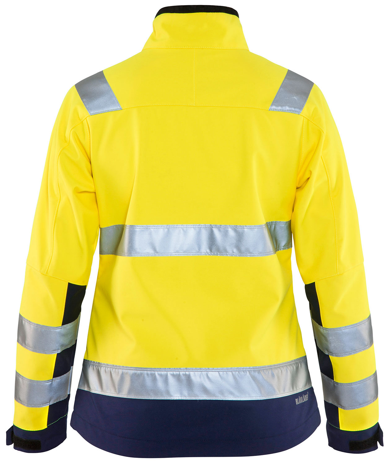 Bl&aring;kl&auml;der women's softshell jacket, Hi-vis Yellow/Marine, large image number 2
