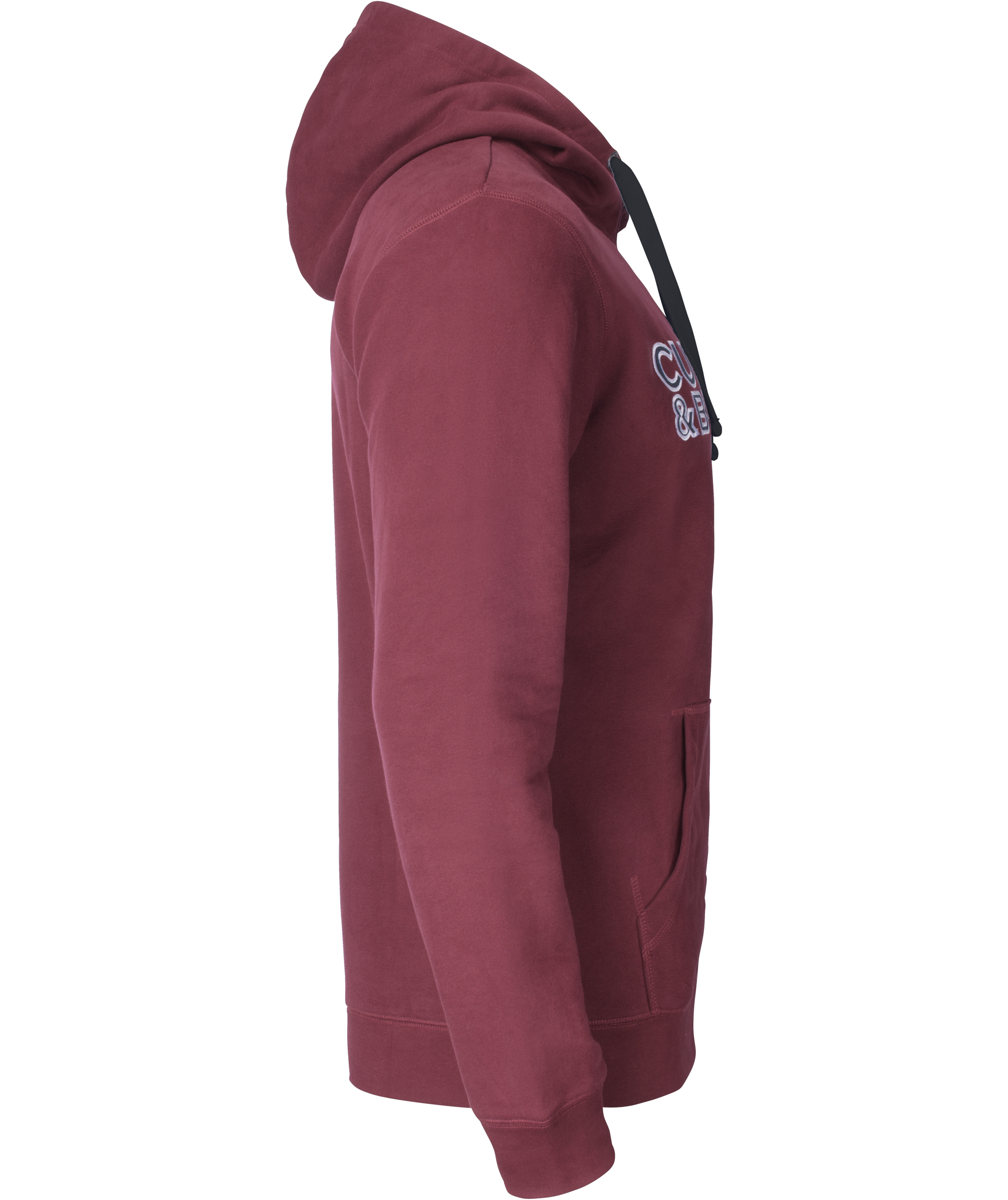 Cutter & Buck Twisp hoodie med blixtl&aring;s, Burgundy, large image number 2