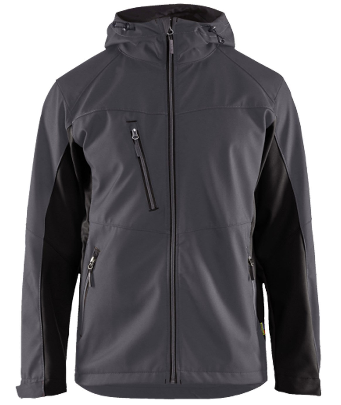 Bl&aring;kl&auml;der Unite softshelljakke, Middelsgr&aring;/svart