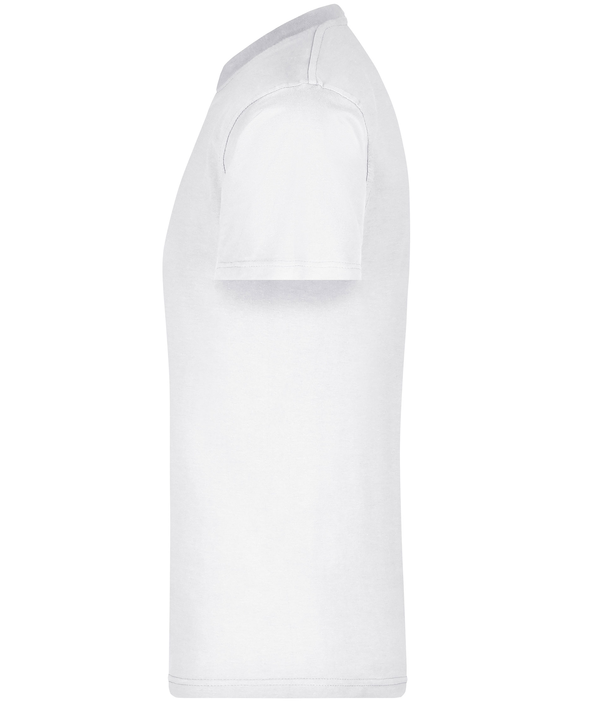 James & Nicholson T-shirt Round-T Heavy, White, large image number 3