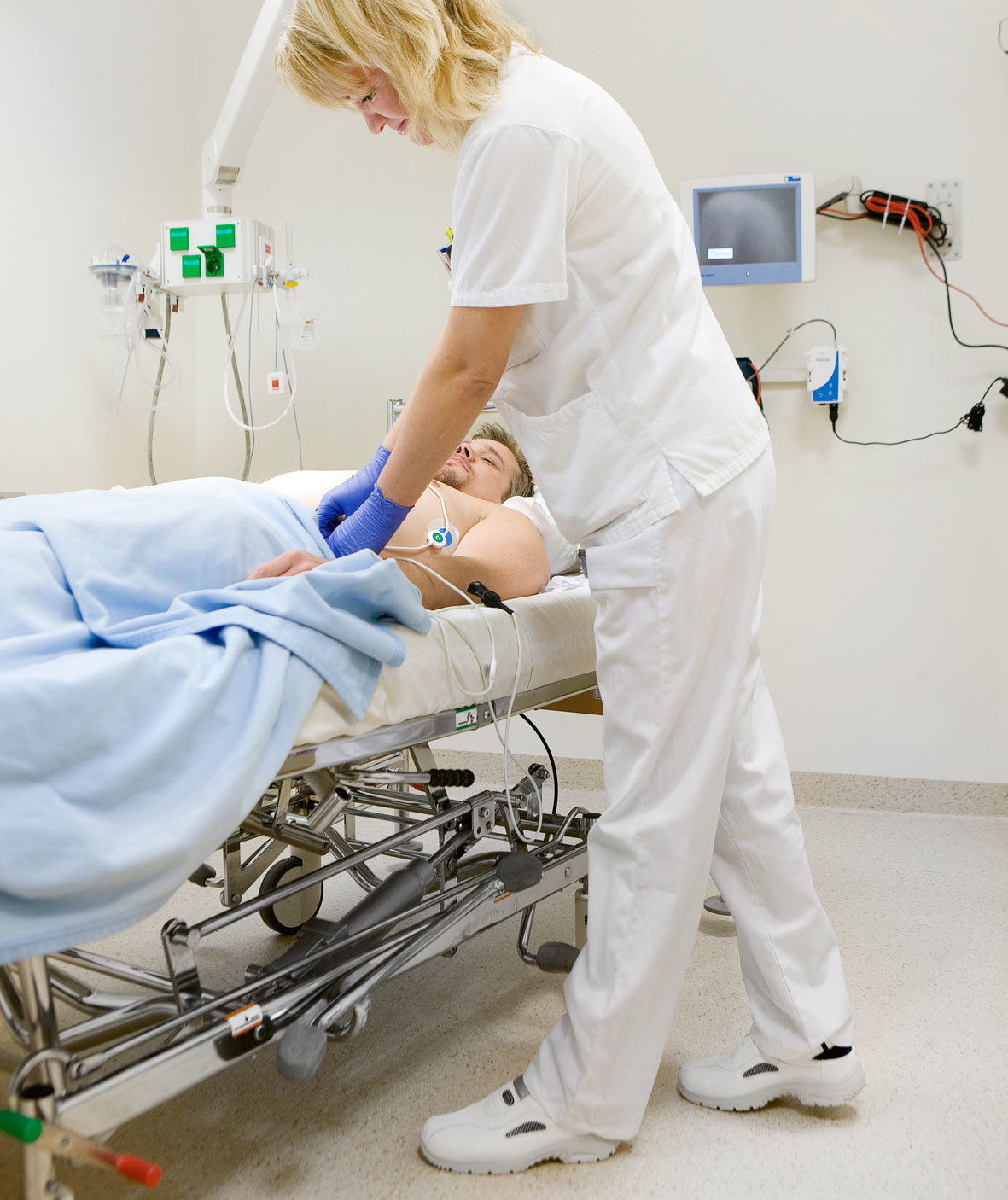 Jalas 5005 Menu arbetsskor O1, Vit, large image number 2