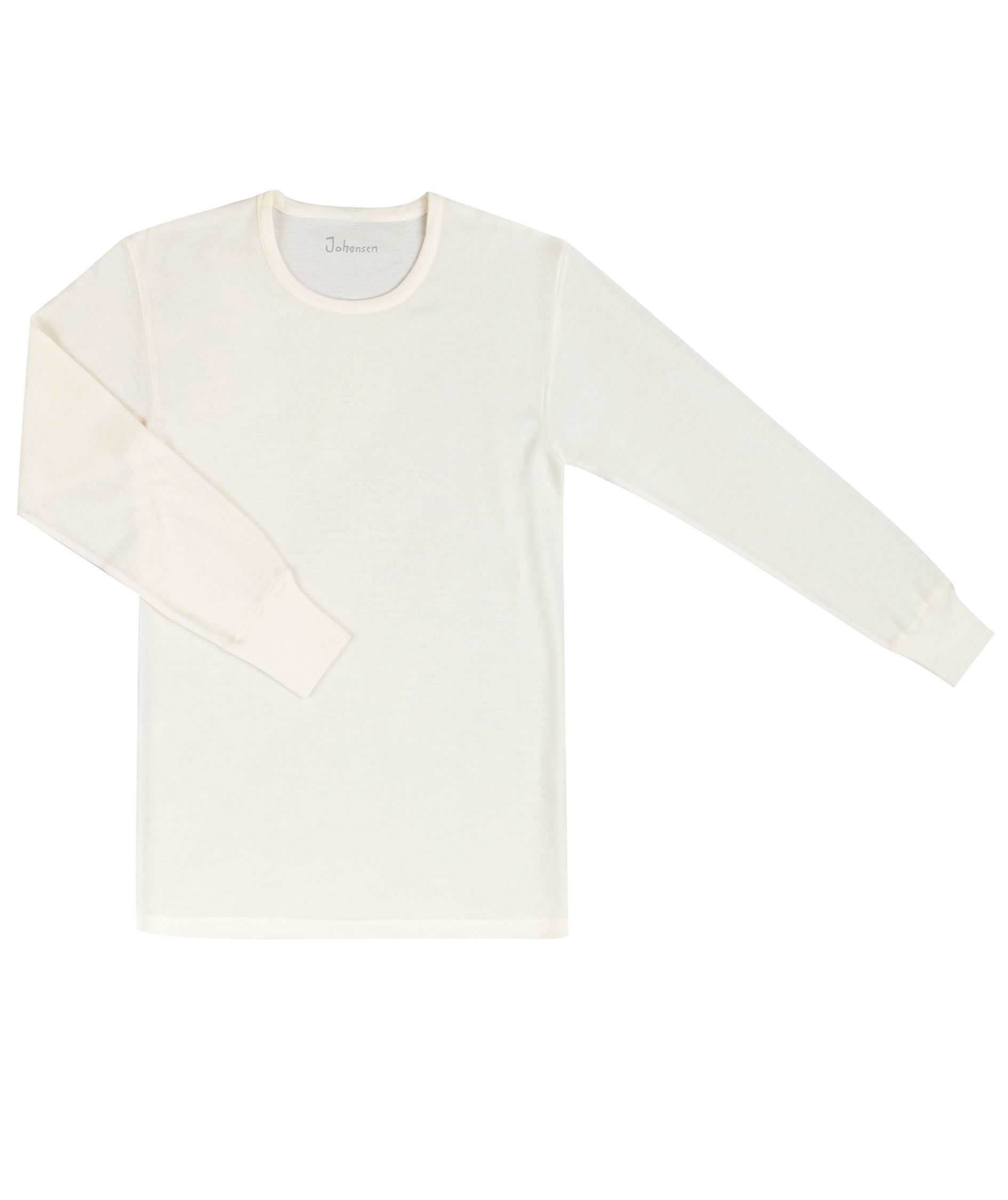 Joha Johansen Christopher lang&aelig;rmet undertr&oslash;je med merinould, Off White, Off White, swatch