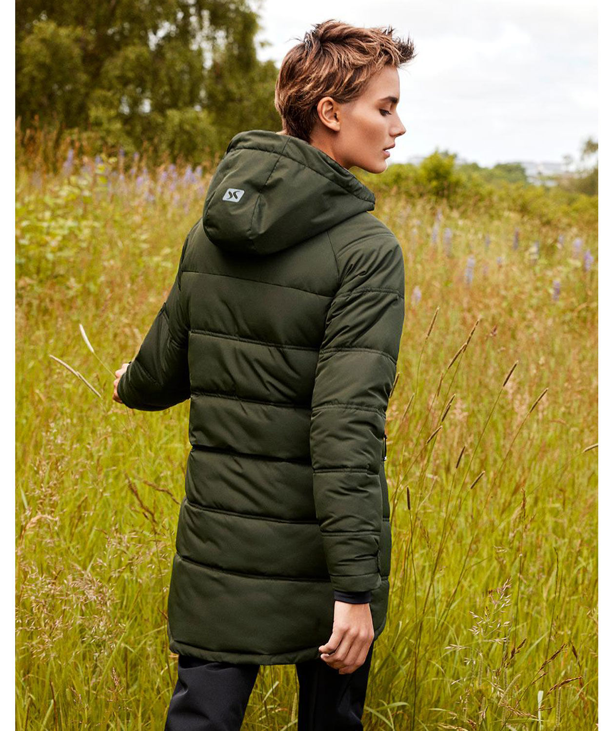 GEYSER dame vinterjakke, Oliven, large image number 5