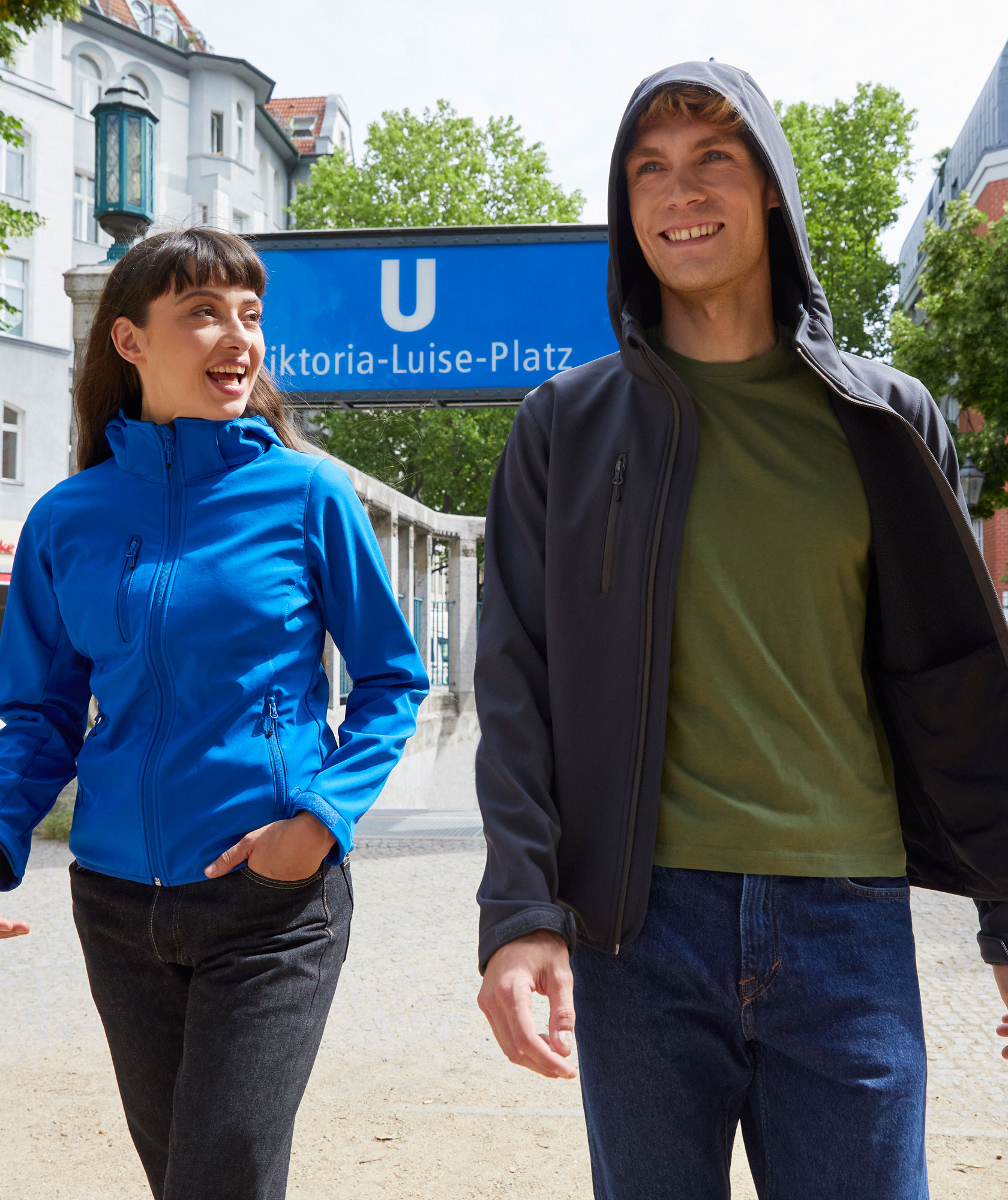 Clique Classic women's softshell jacket, Royal Blue, large image number 1