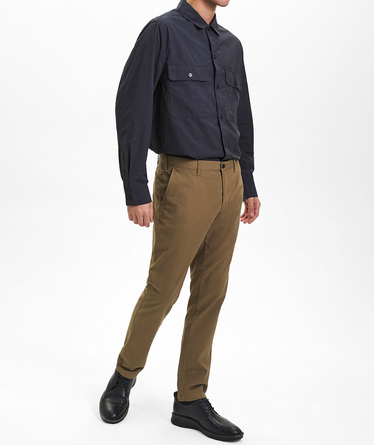 Sunwill Colour Safe Fitted chinos, Dark sand