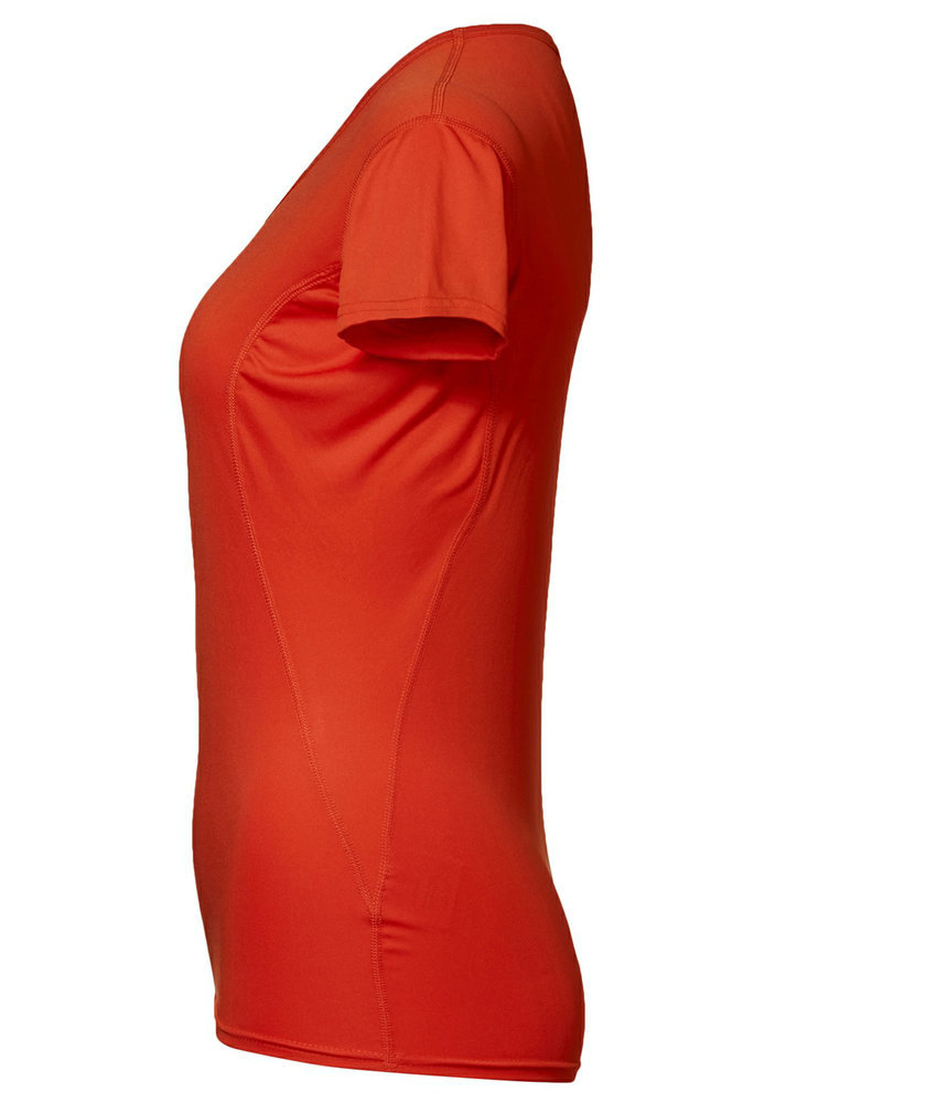 GEYSER dame l&oslash;be T-shirt Active, Orange, large image number 2