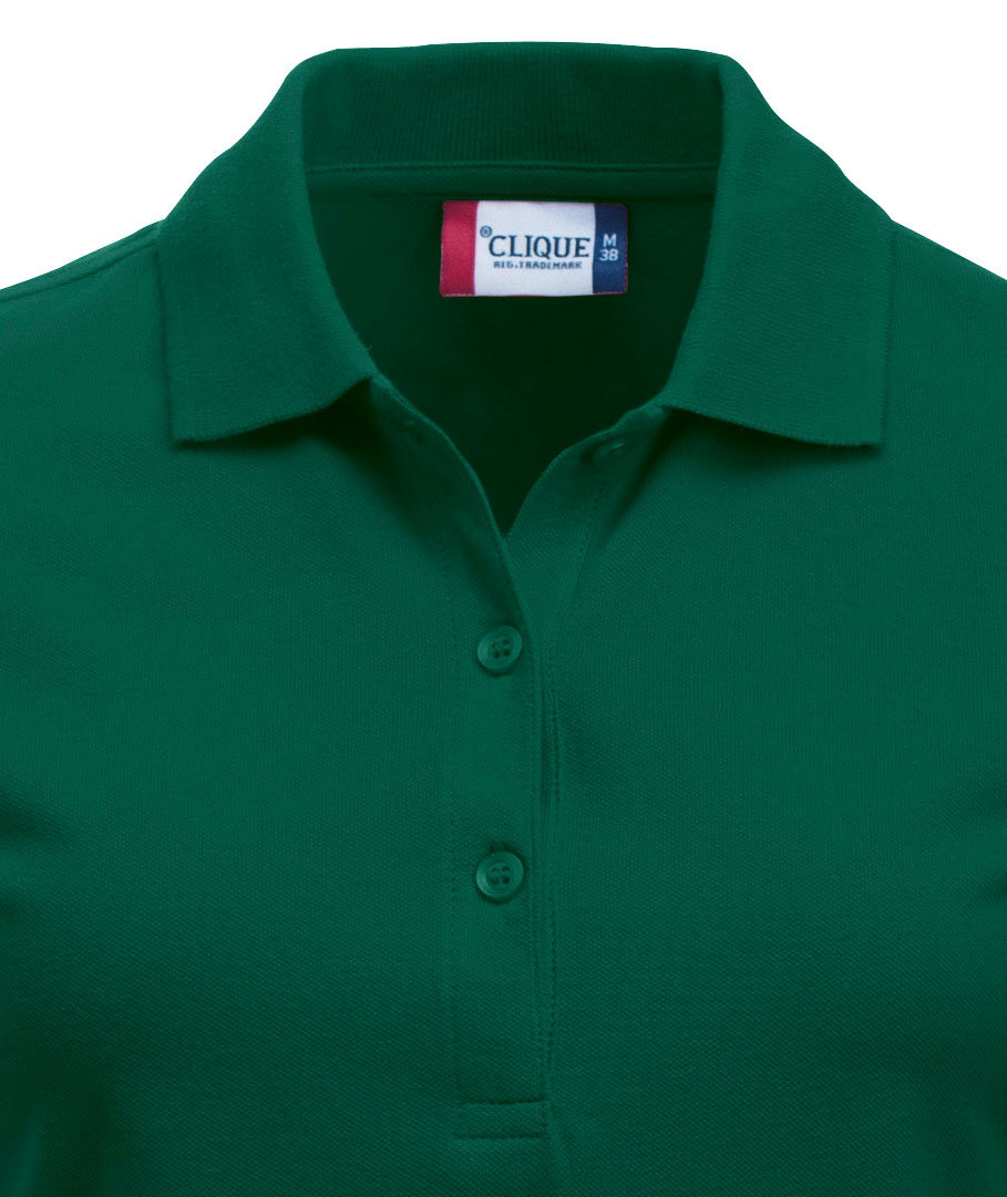 Clique Classic Marion dame polo t-shirt, Flaskegr&oslash;n