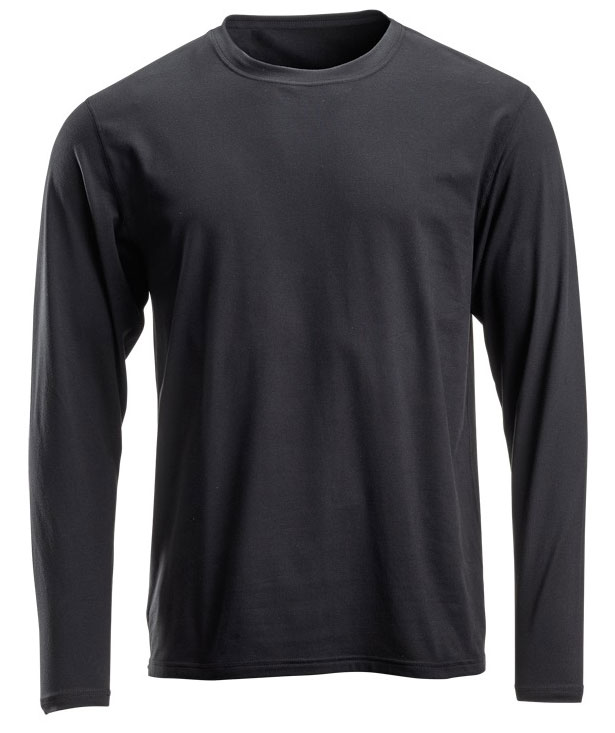 Kramp Active langermet T-skjorte, Svart