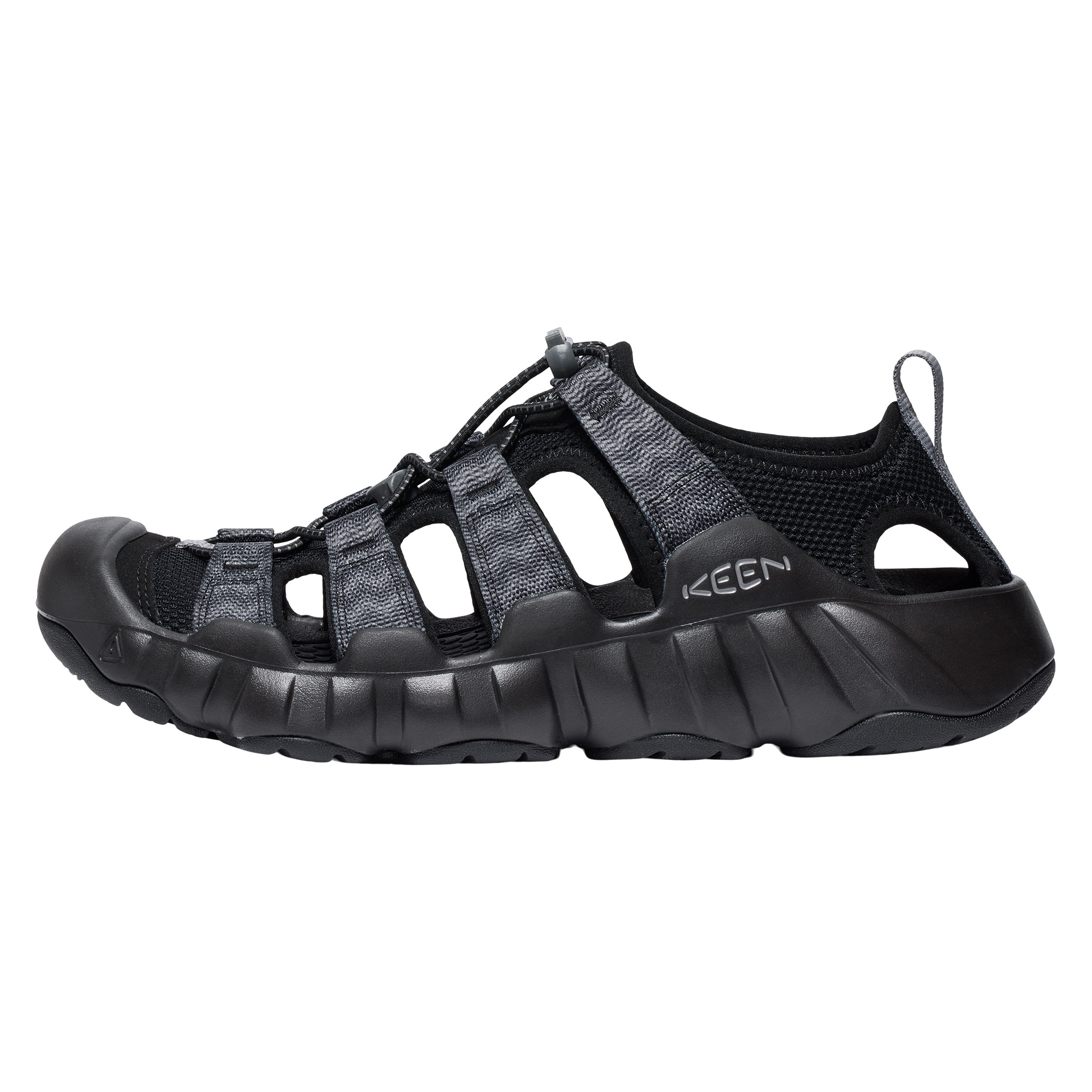 Keen Hyperport H2 sandals, Black/Steel Grey, large image number 2