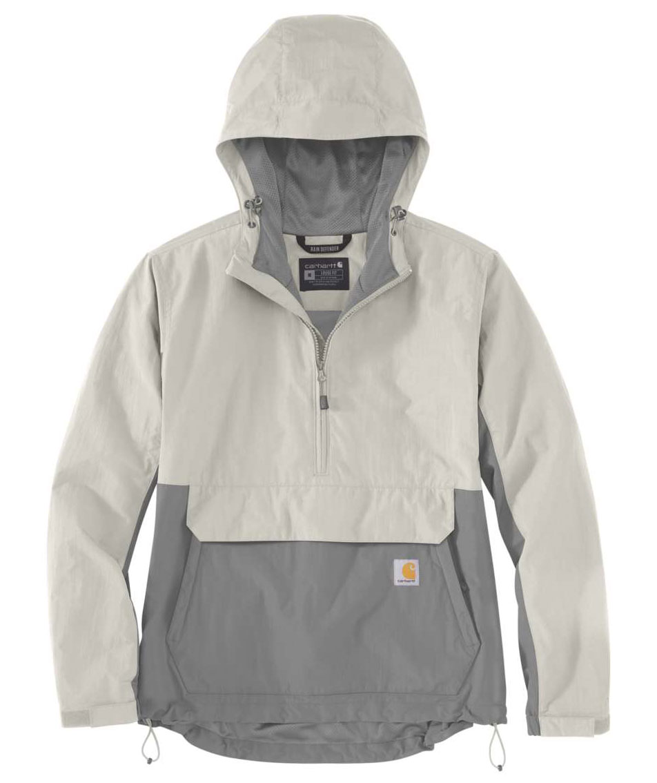 Carhartt Lightweight dame anorak, Malt Asphalt