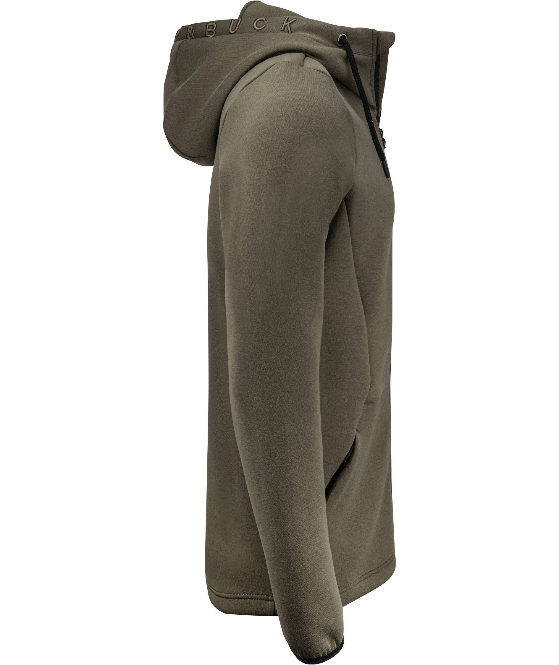 Cutter & Buck Pemberton hettegenser med glidel&aring;s, Ivy green, large image number 2