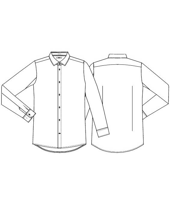 Kentaur modern fit shirt, Black, large image number 3