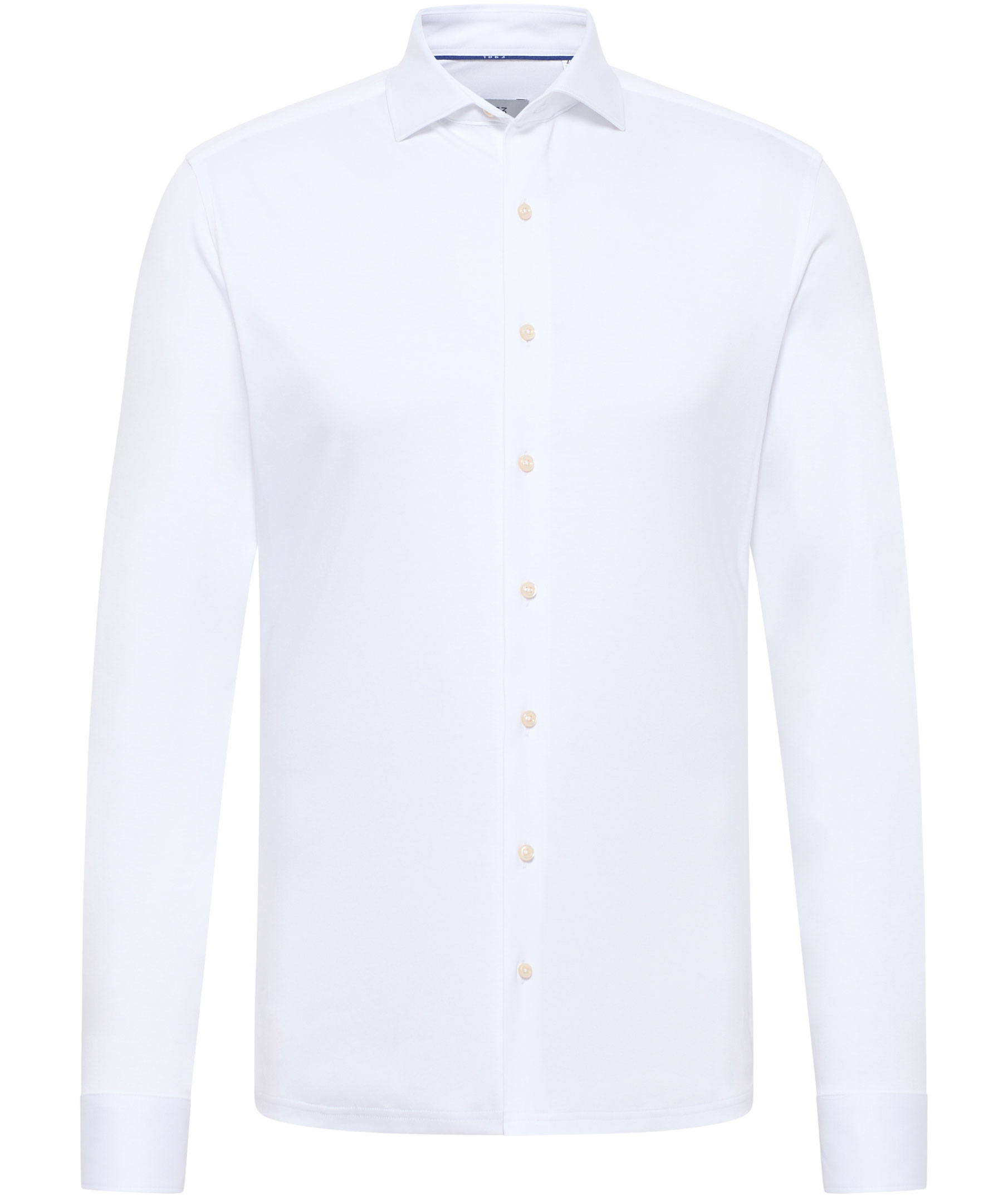 Eterna Soft Tailoring Jersey Slim fit Hemd, White, White, swatch