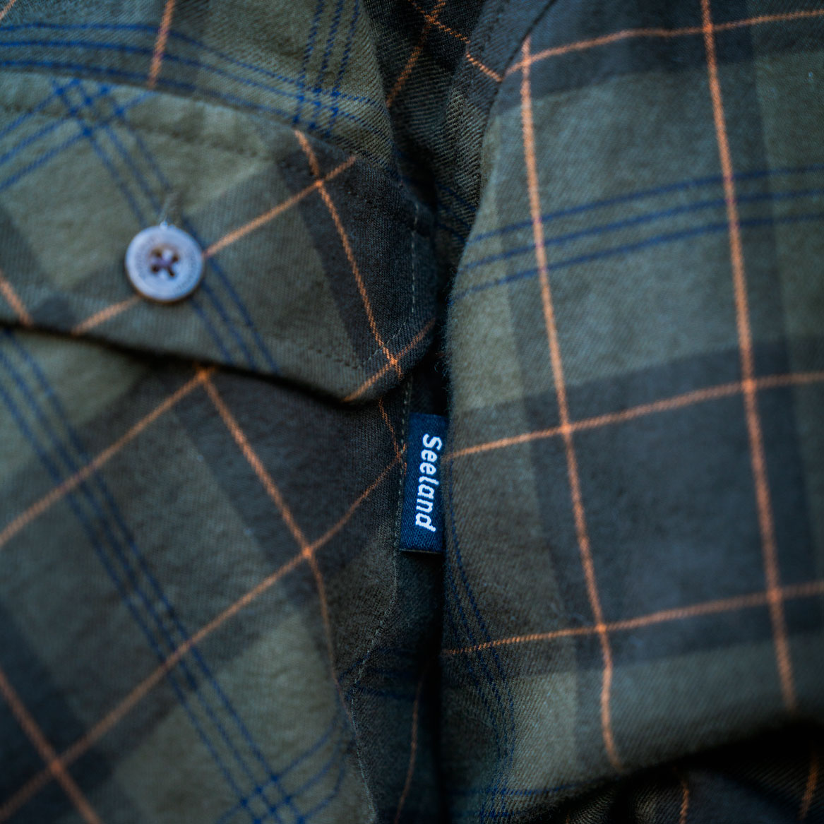 Seeland Glen Junior Hemd f&uuml;r Kinder, Pine Green/Dark Navy Check, large image number 7