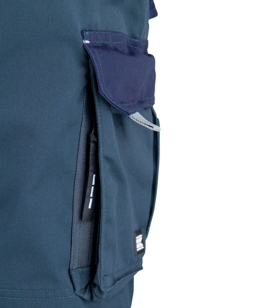 Kramp Original arbeidsbukse med belte, Gr&oslash;nn/Marine, large image number 5