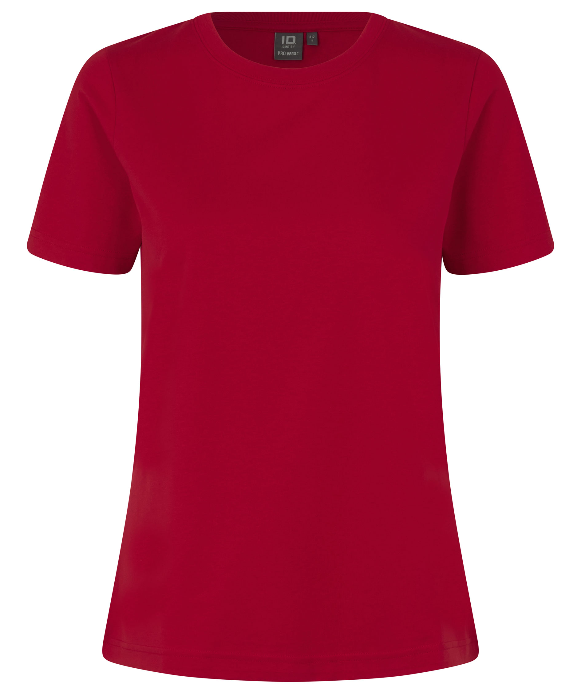 ID PRO Wear light dame T-shirt, R&oslash;d, R&oslash;d, swatch