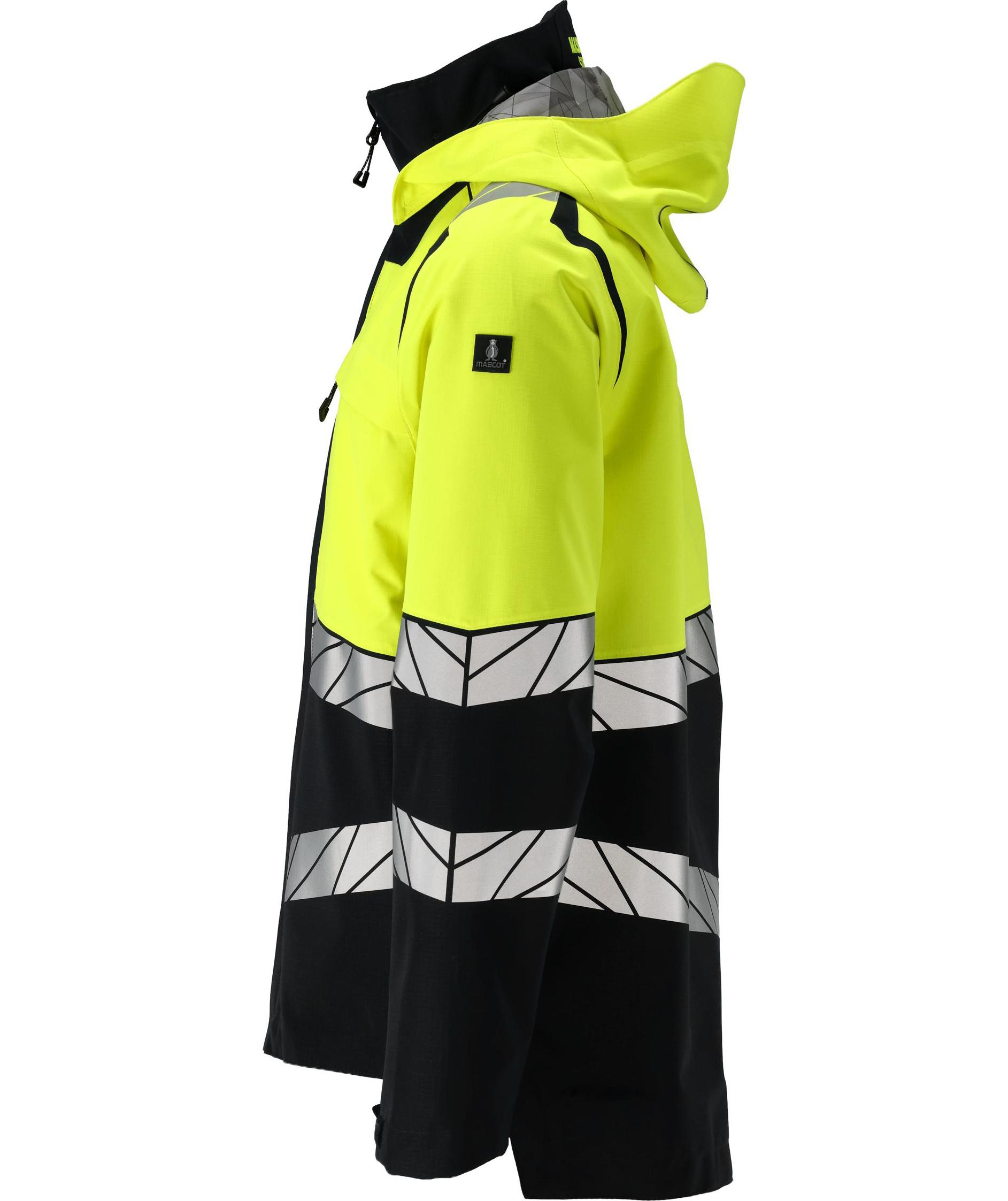 Mascot Accelerate Safe shell jacket, Black/Hi-Vis Yellow, large image number 3