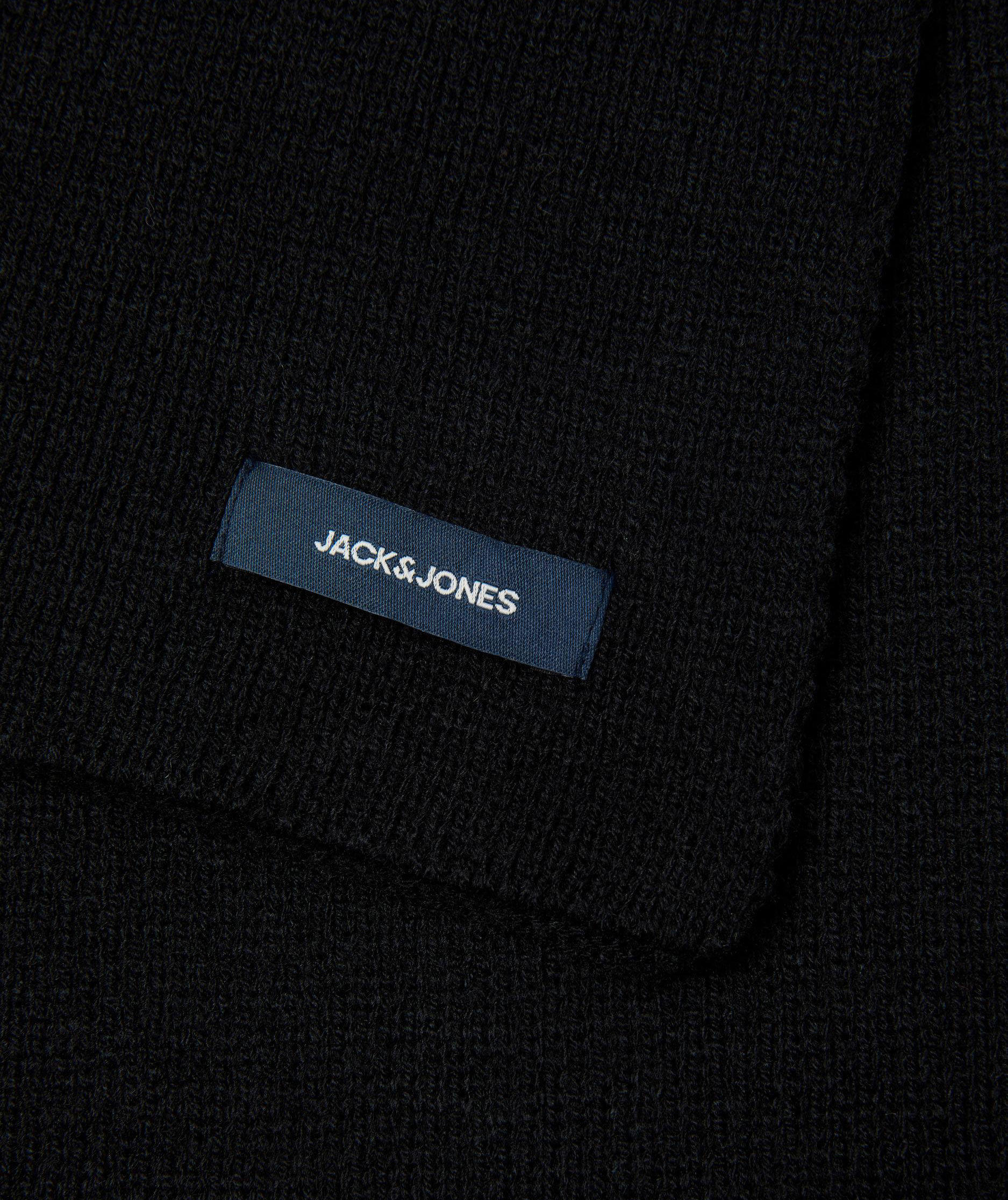 Jack & Jones JACDNA scarf, Black, Black, large image number 2