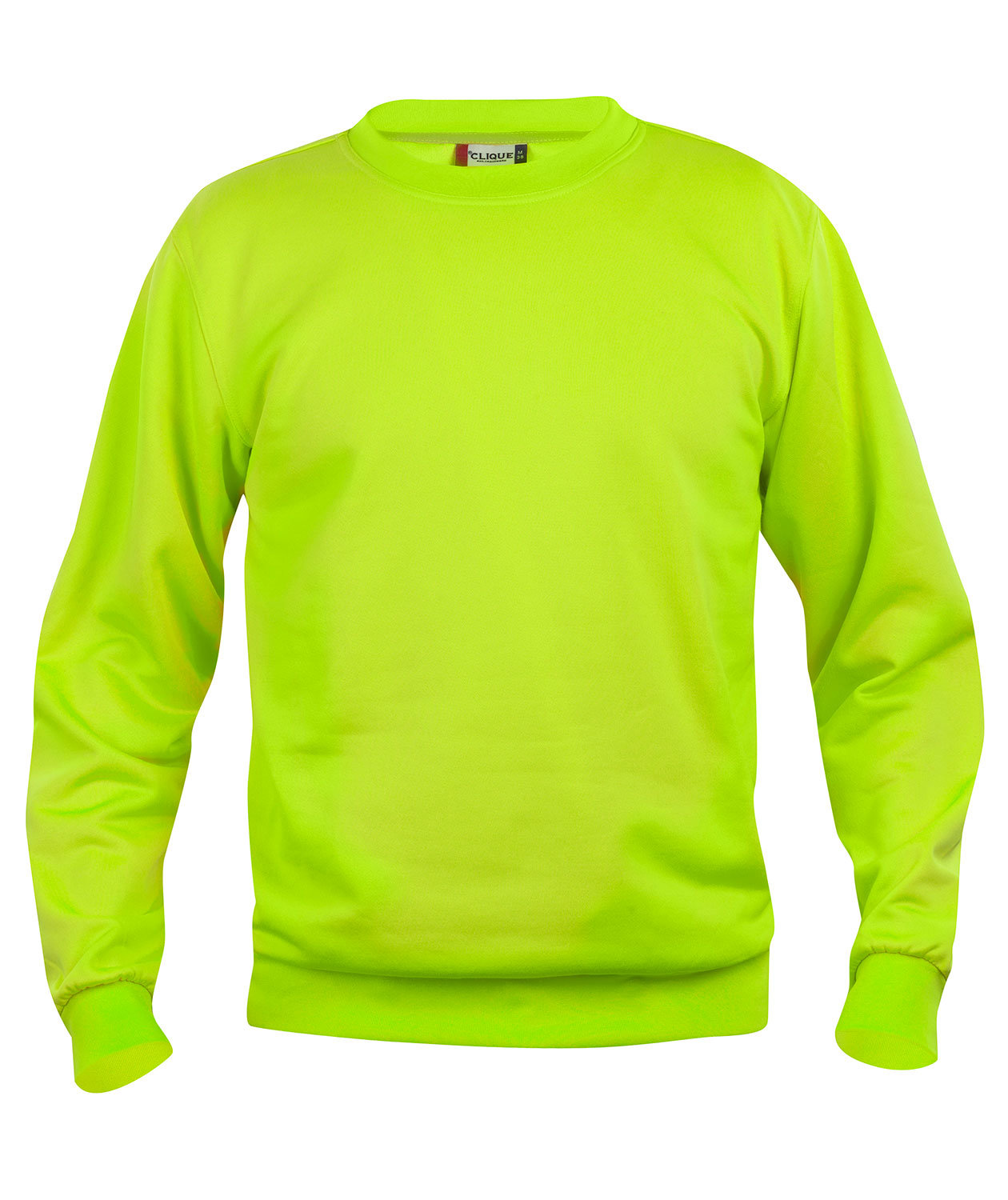 Clique Basic Roundneck sweatshirt, Varselgr&ouml;n, Varselgr&ouml;n, swatch