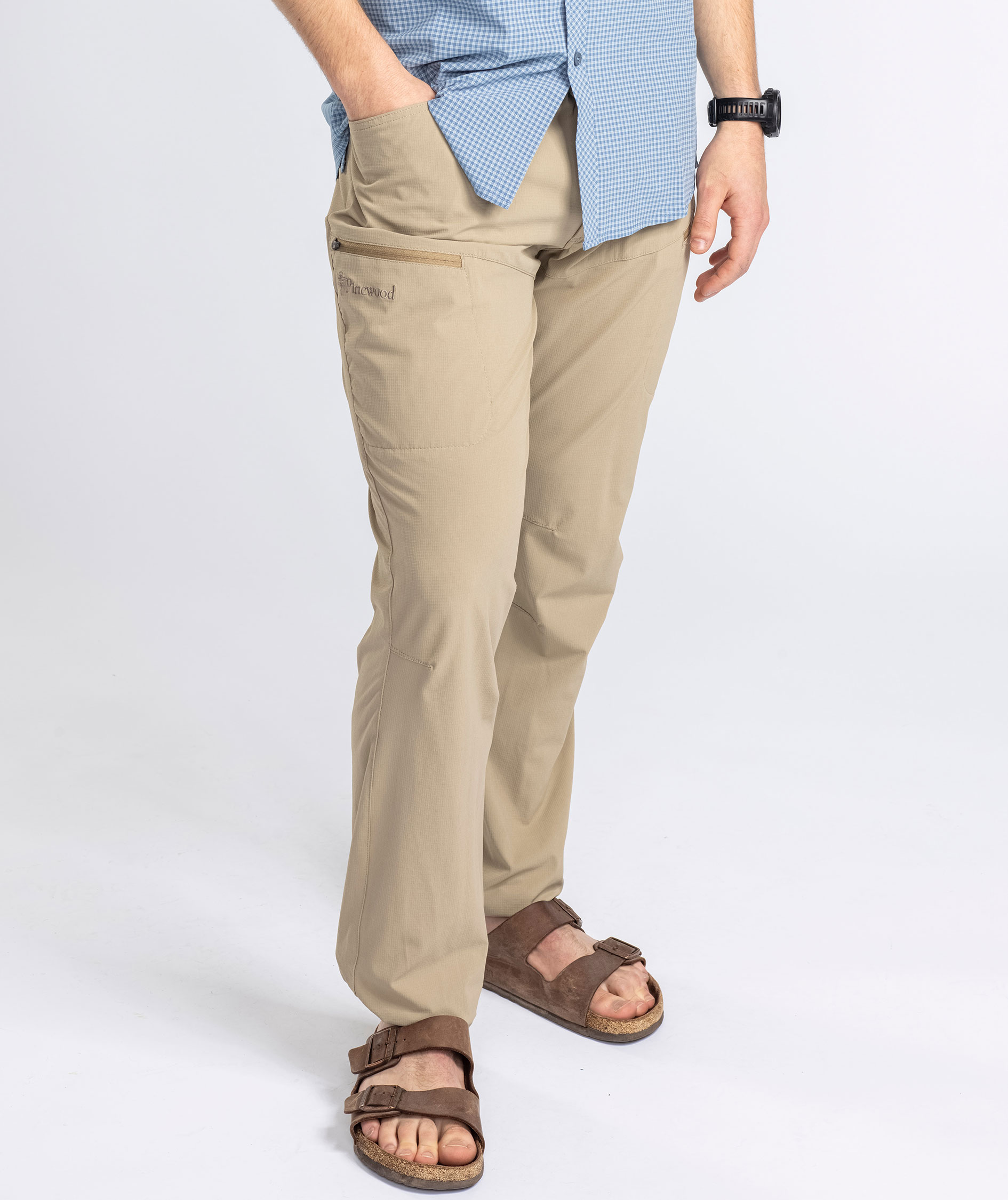 Pinewood&nbsp;NatureSafe Hiking bukser, Light Khaki, large image number 3