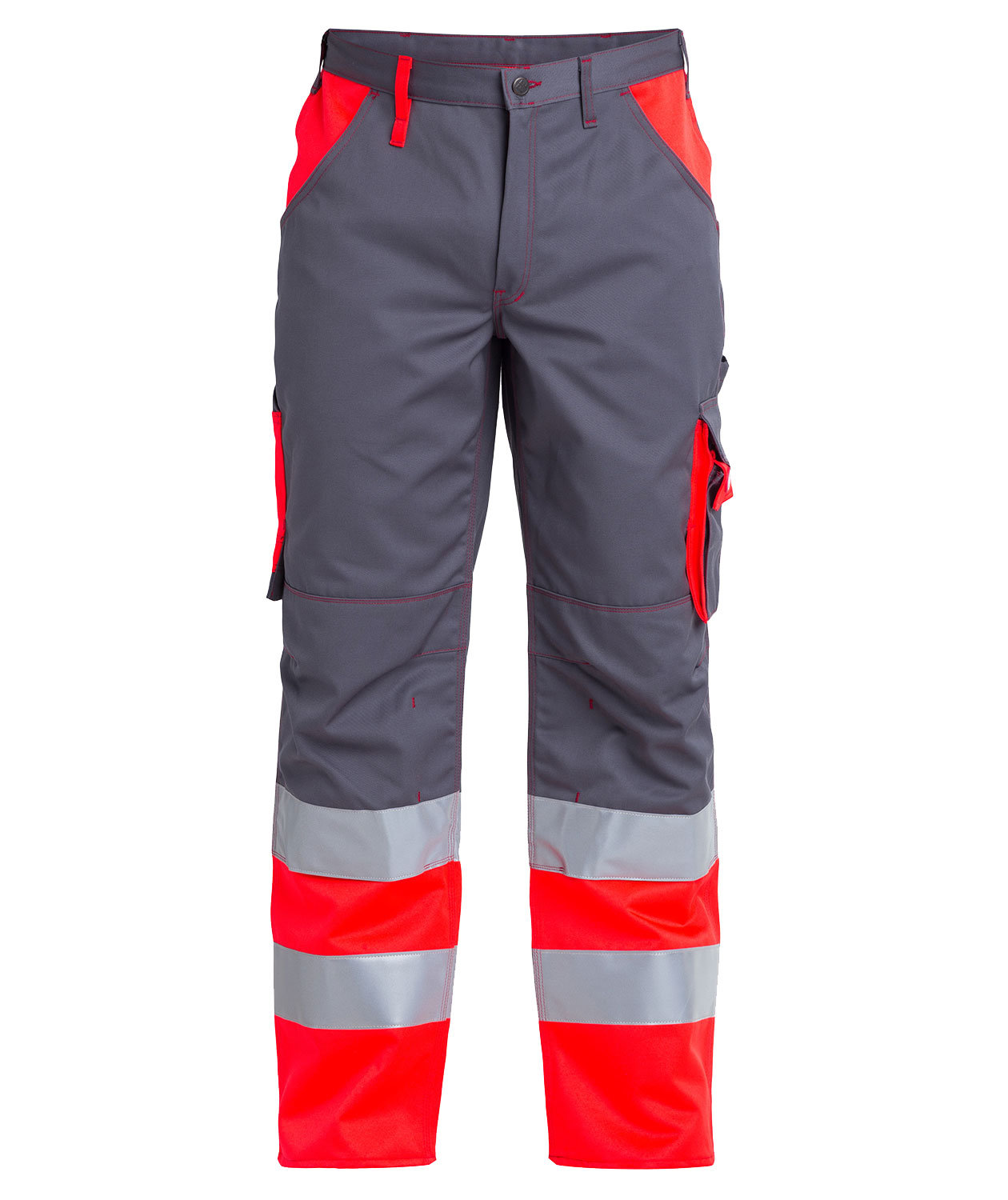 Grau/Hi-Vis rot