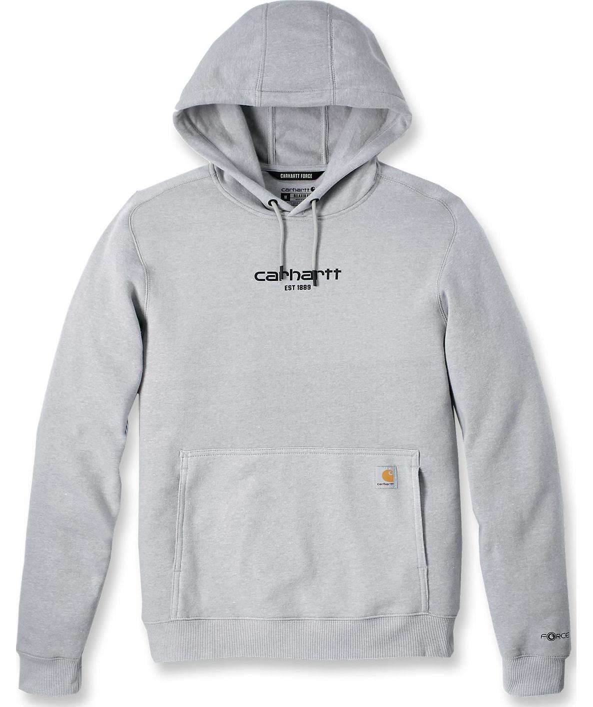 Carhartt Logo Graphic hettegenser, Asphalt Heather