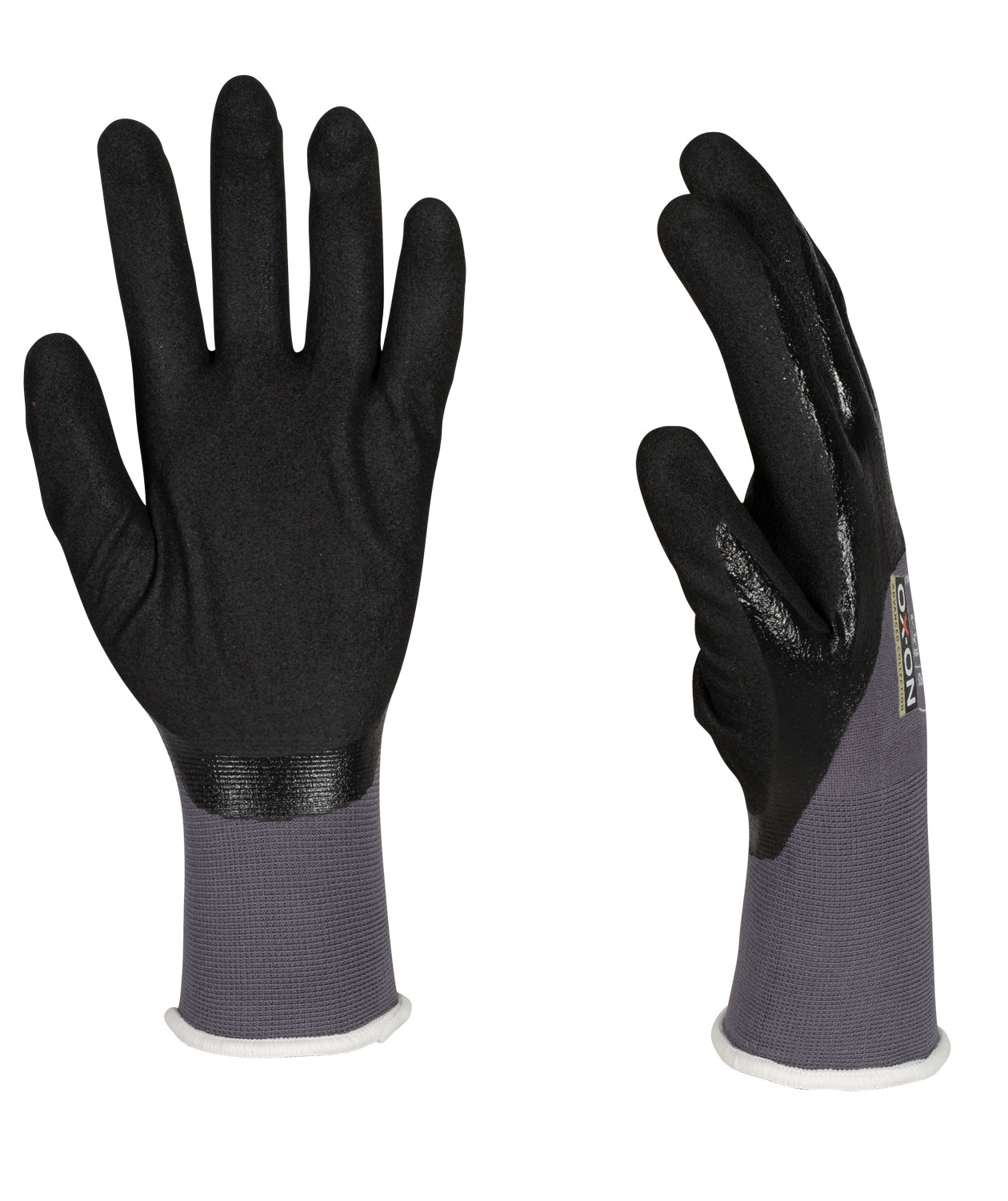 OX-ON Flexible Advanced 1903 arbetshandskar, Gr&aring;/Svart, large image number 2