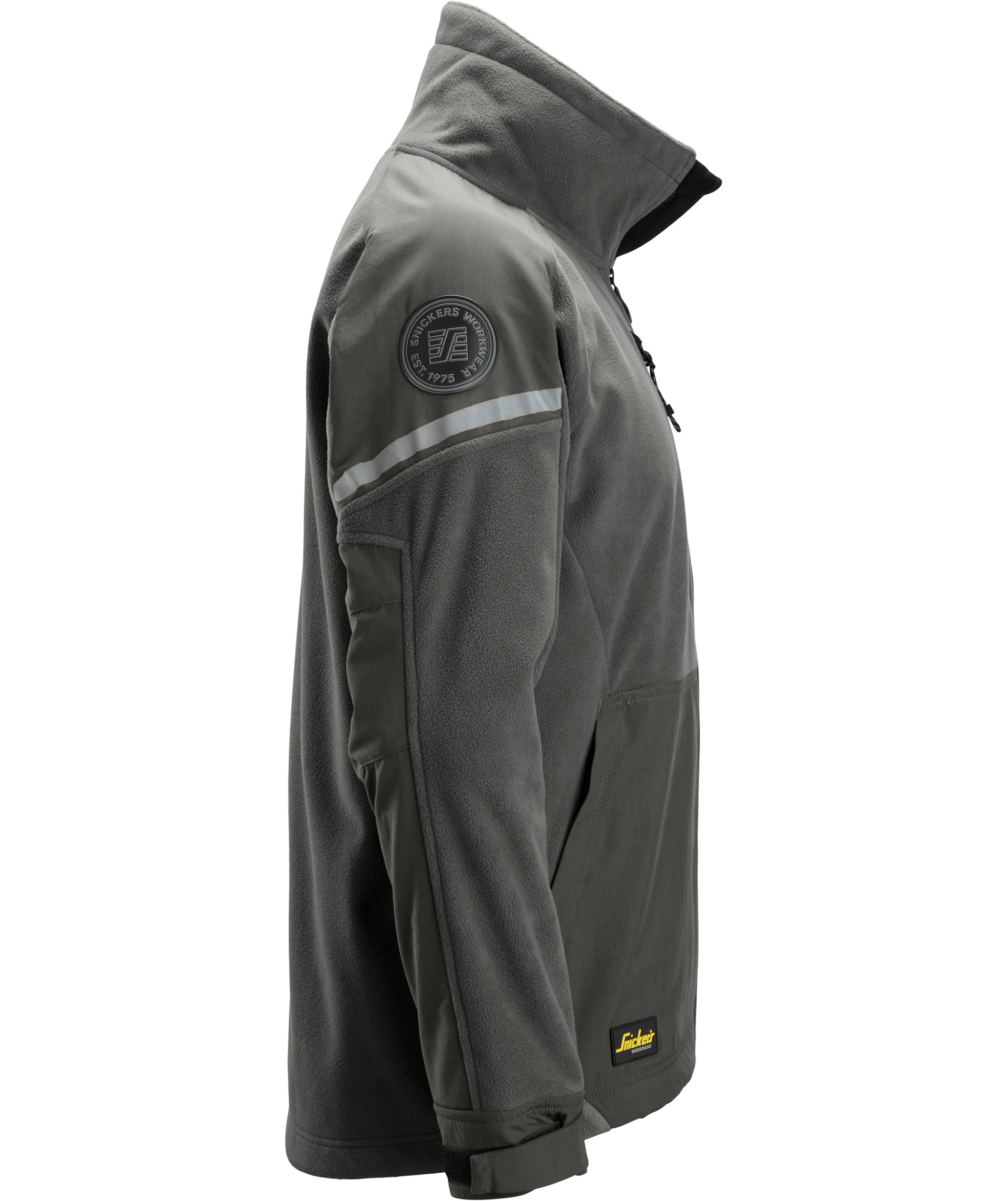Snickers vindtett fleecejakke 8410, Steel Grey/Dark Steel Grey, large image number 2