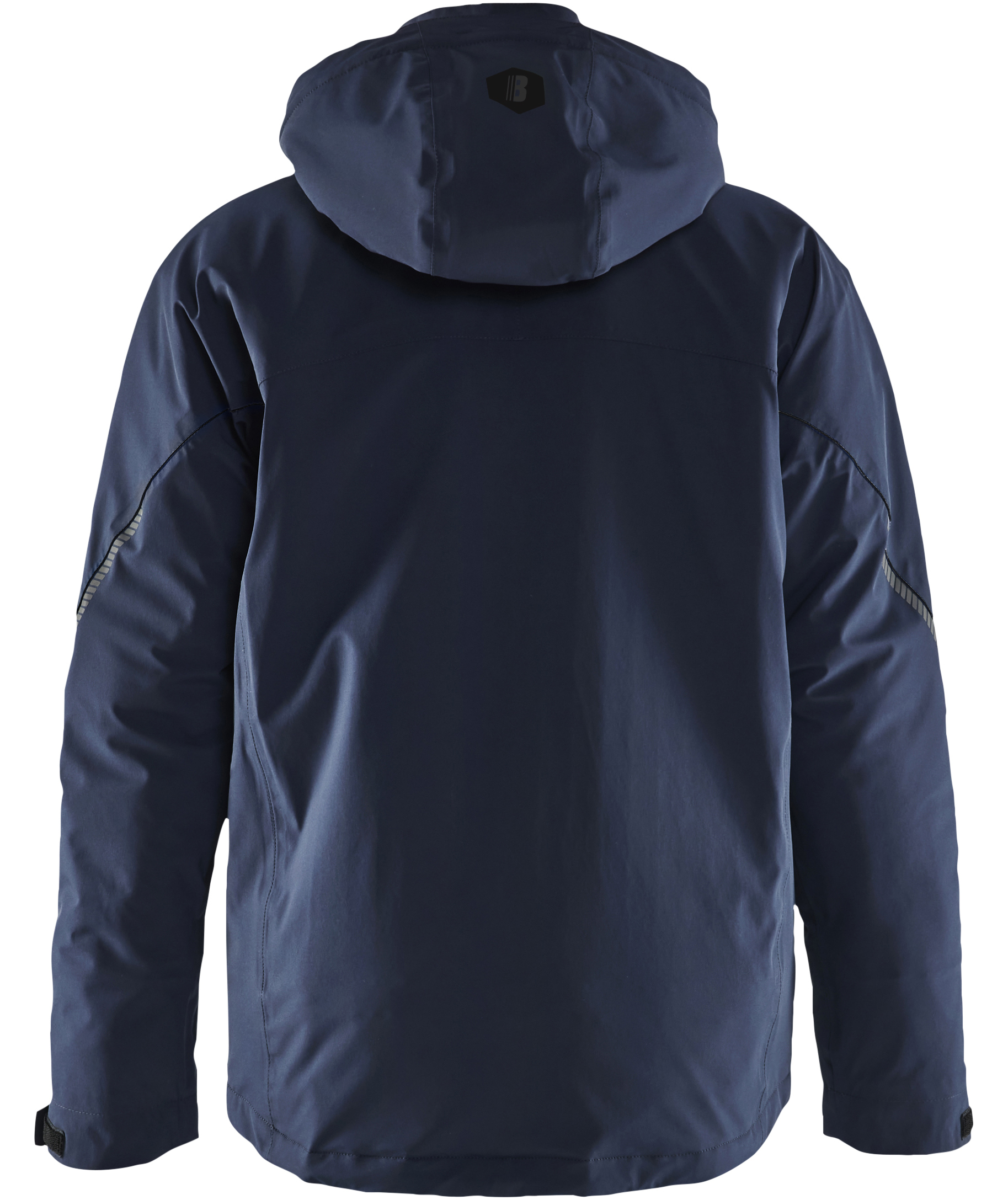 Bl&aring;kl&auml;der dame jakke full stretch, M&oslash;rk Marinebl&aring;/Svart, large image number 2