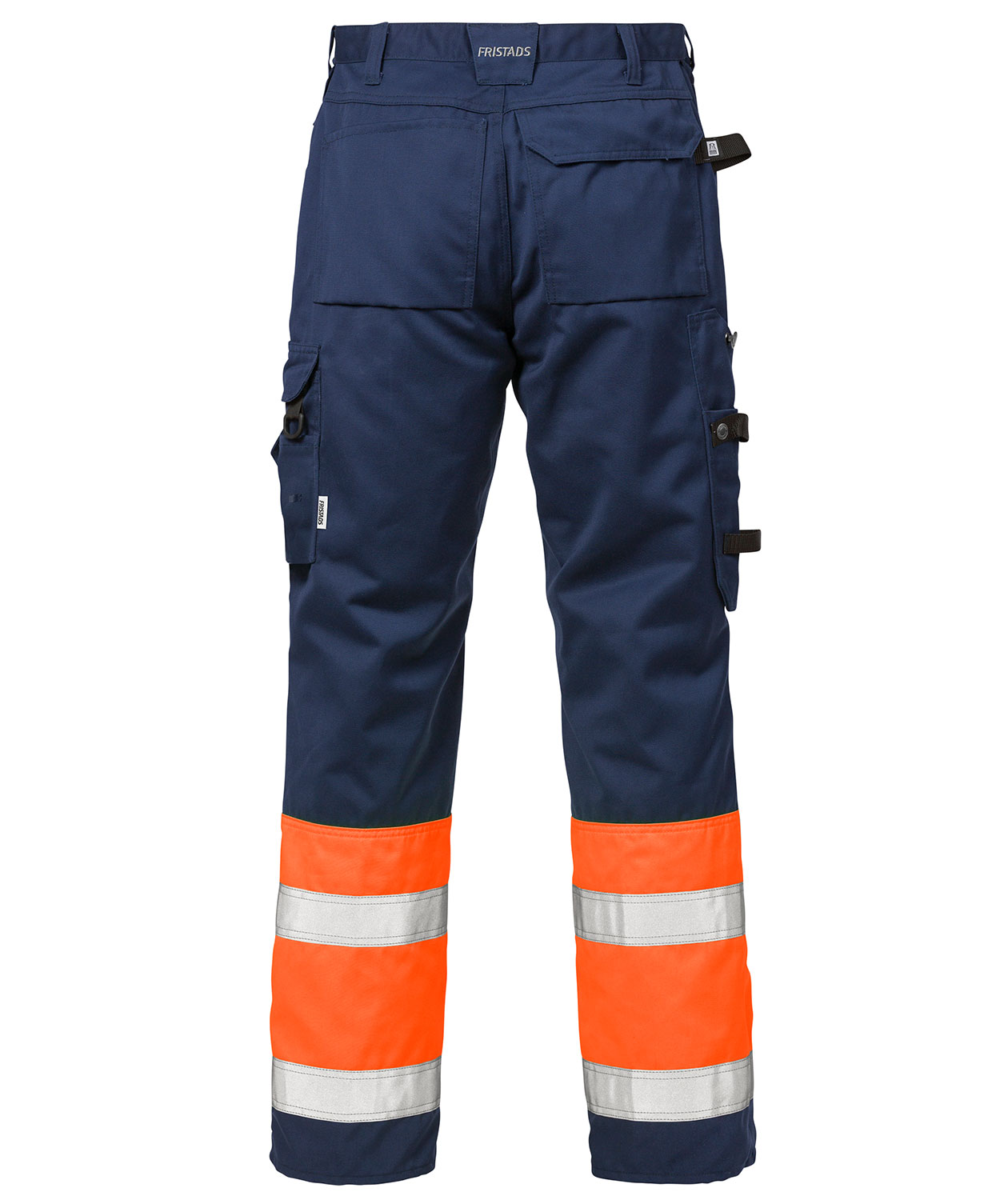 Fristads hantverksbyxa 2029, Varsel Orange/Marinbl&aring;