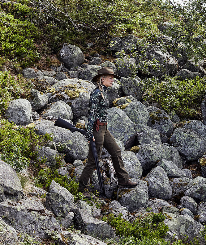 Northern Hunting Embla fleecetr&ouml;ja dam, Kamouflage