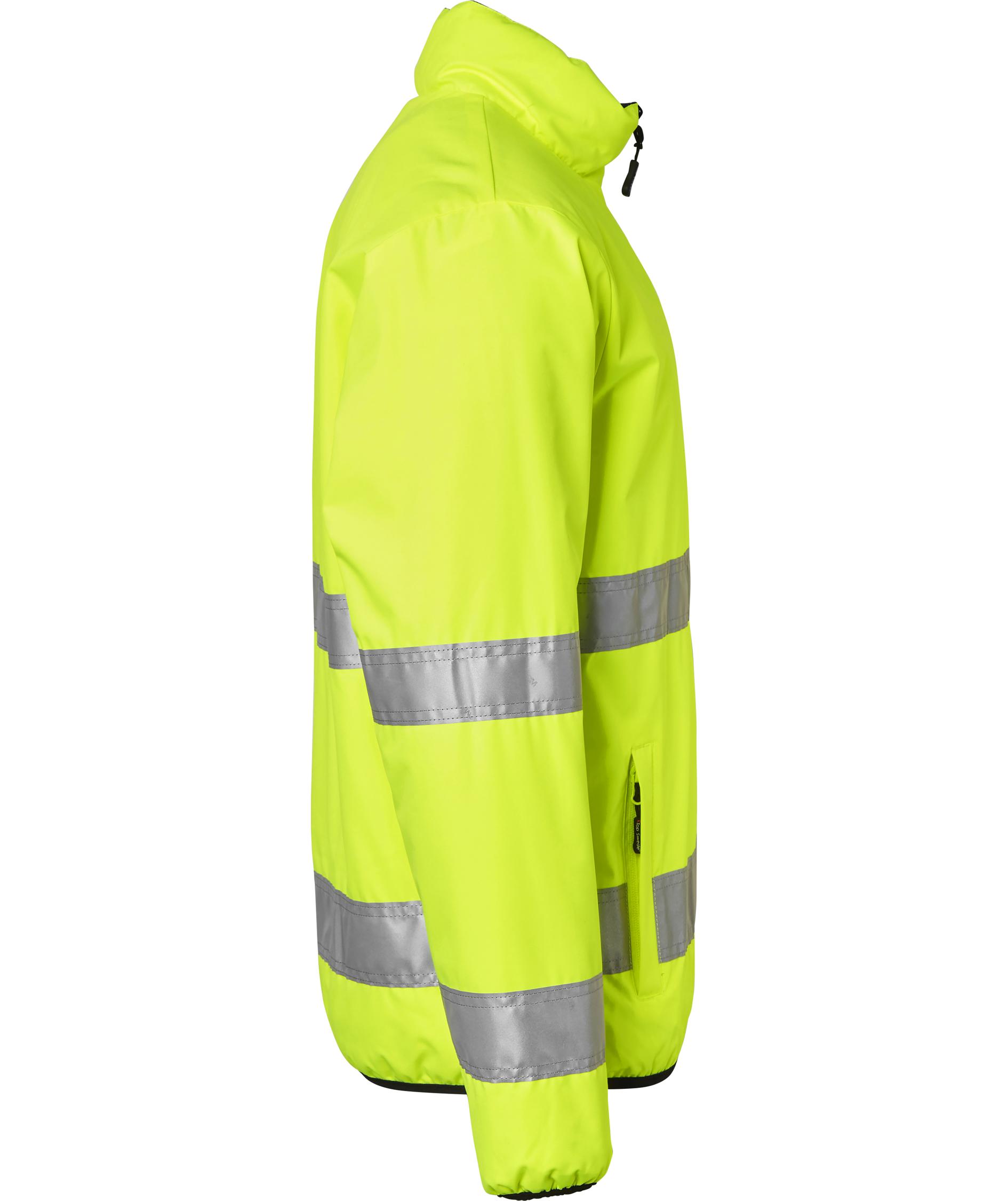 Top Swede quiltet jakke 129, Hi-vis Gul/Sort, large image number 2