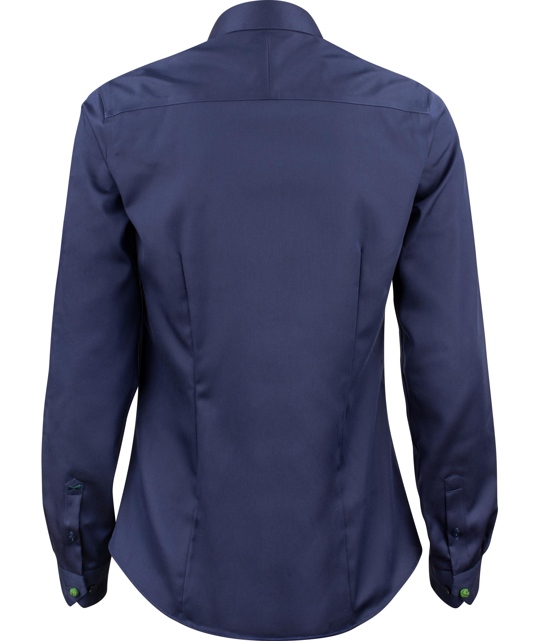 J. Harvest & Frost Twill Green Bow O1 lady fit shirt, Navy, large image number 1