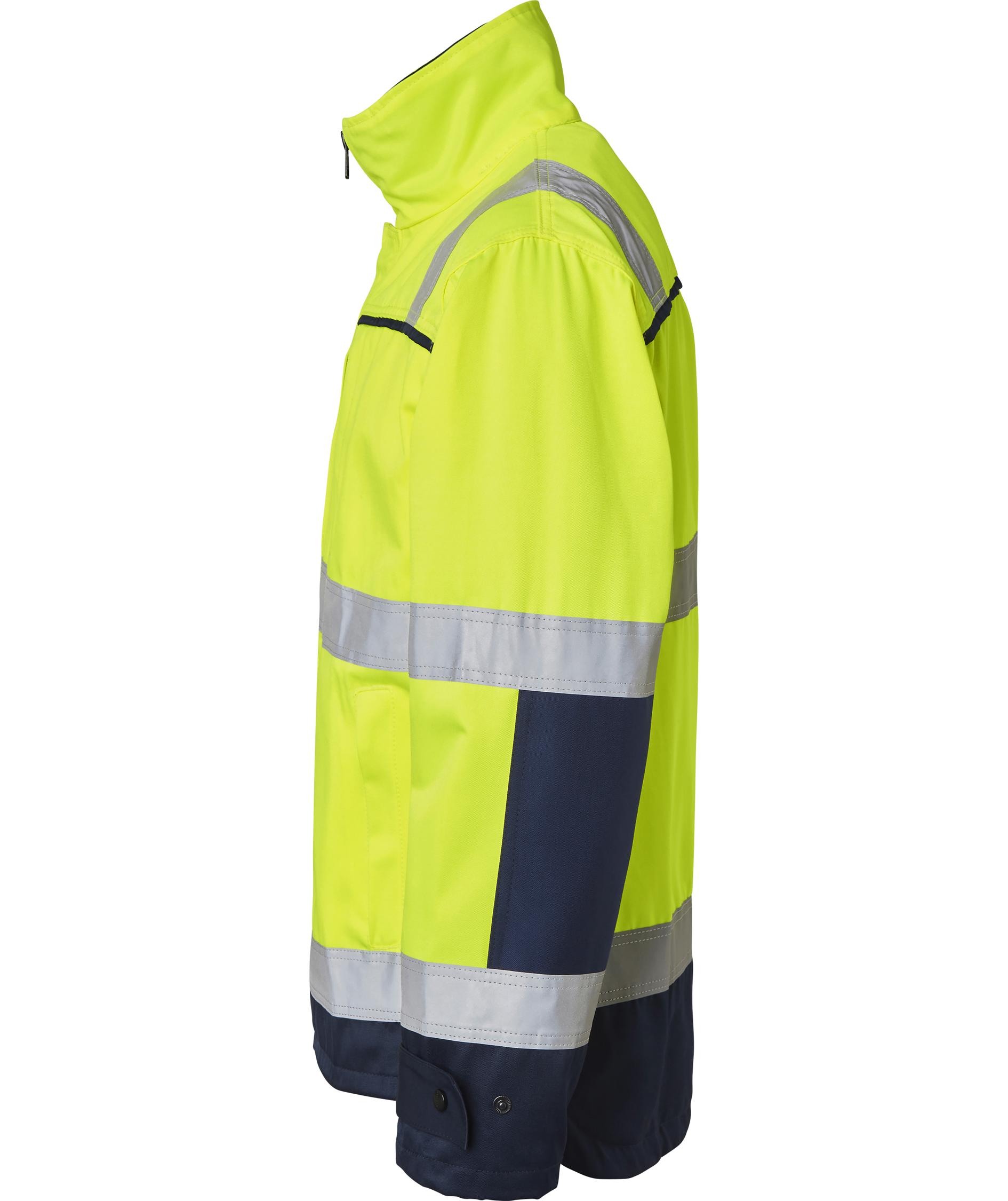 Top Swede work jacket 3816, Hi-Vis Yellow/Navy, large image number 3