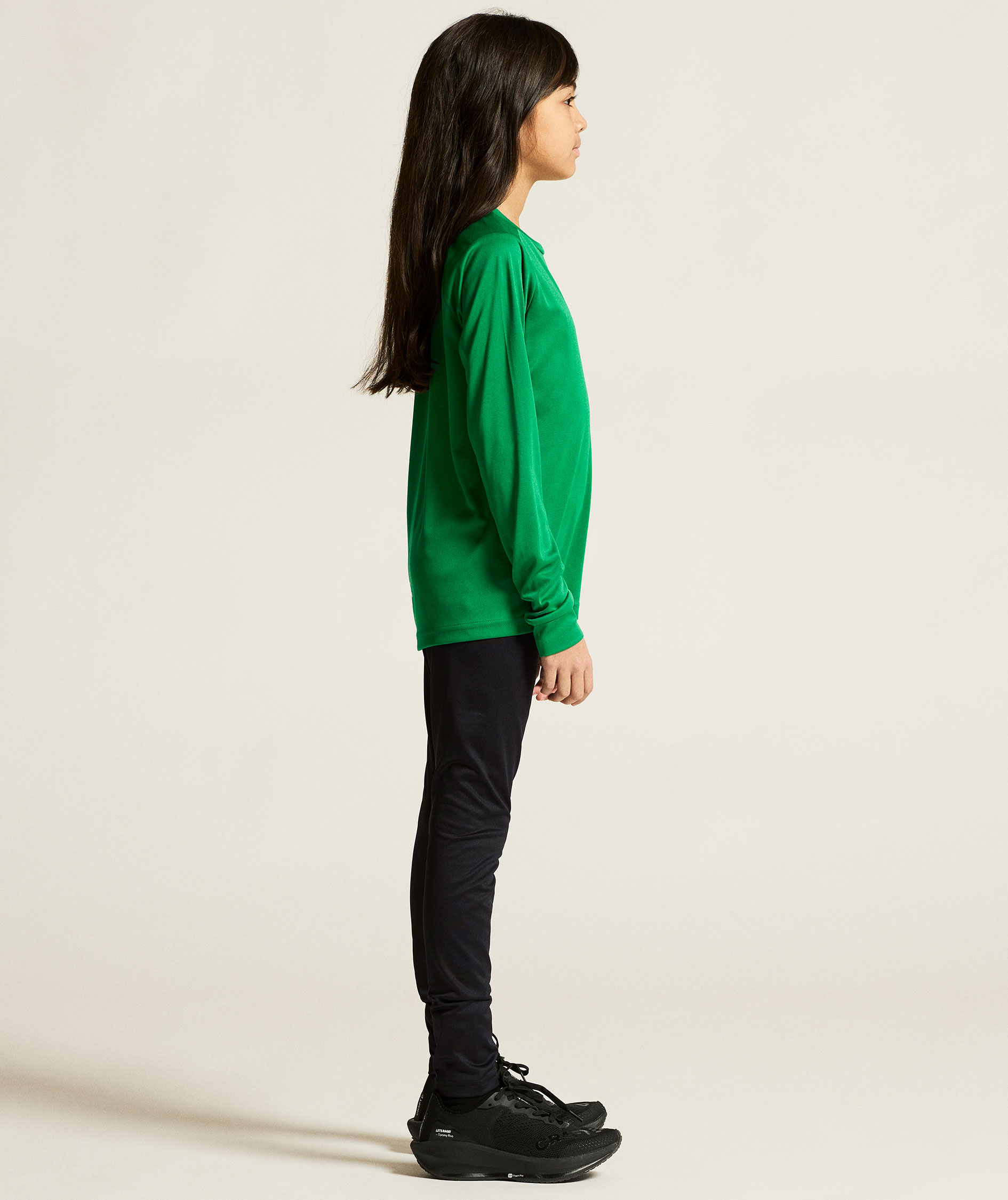 Craft Rush l&aring;ng&auml;rmad T-shirt till barn, Team green, large image number 3