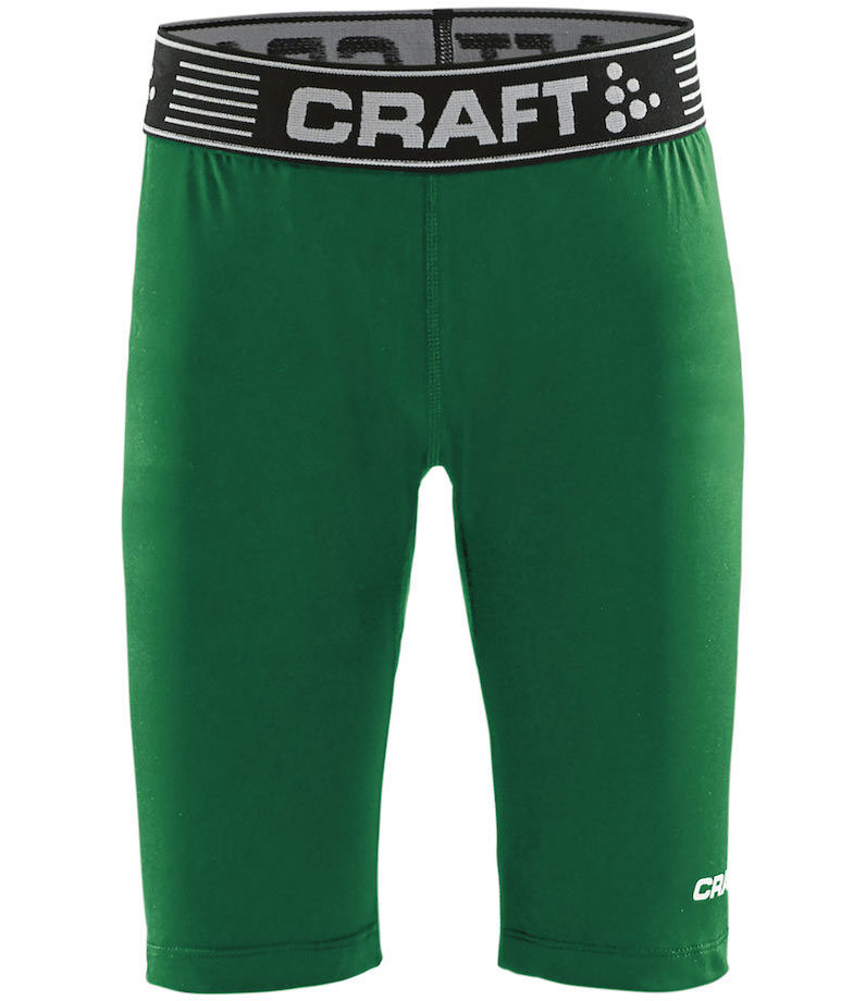Craft Pro Control kompression tr&auml;ngingsshorts till barn, Team green