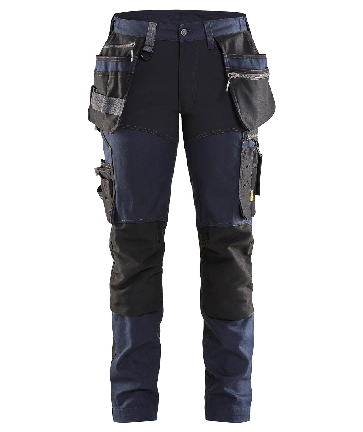 Bl&aring;kl&auml;der women's craftsman trousers, Marine Blue/Black, Marine Blue/Black, swatch