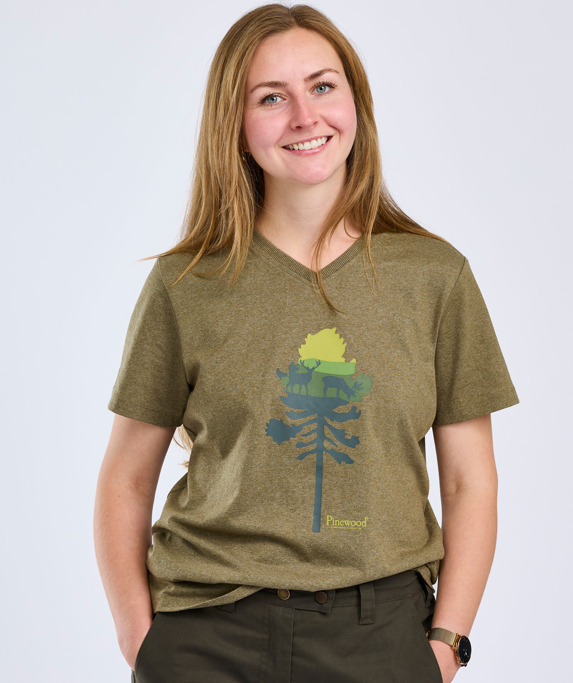 Pinewood Finnveden Outdoor dame T-shirt, 6916, large image number 3