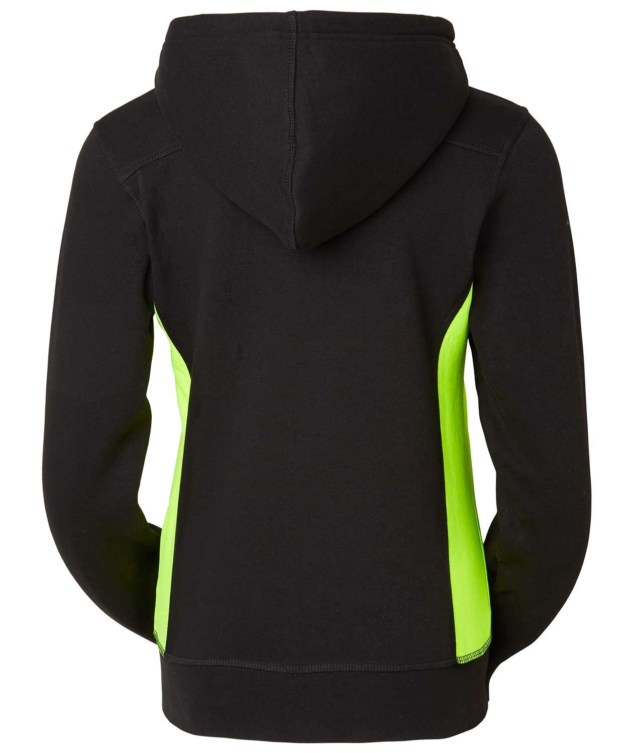 South West Ava Damen Hoodie, Schwarz/Gelb, large image number 2