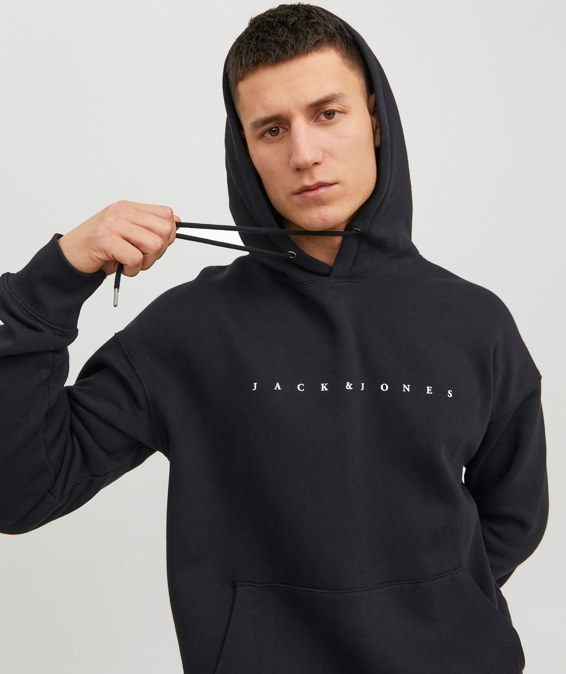 Jack & Jones JJESTAR Hoodie, Black, large image number 5