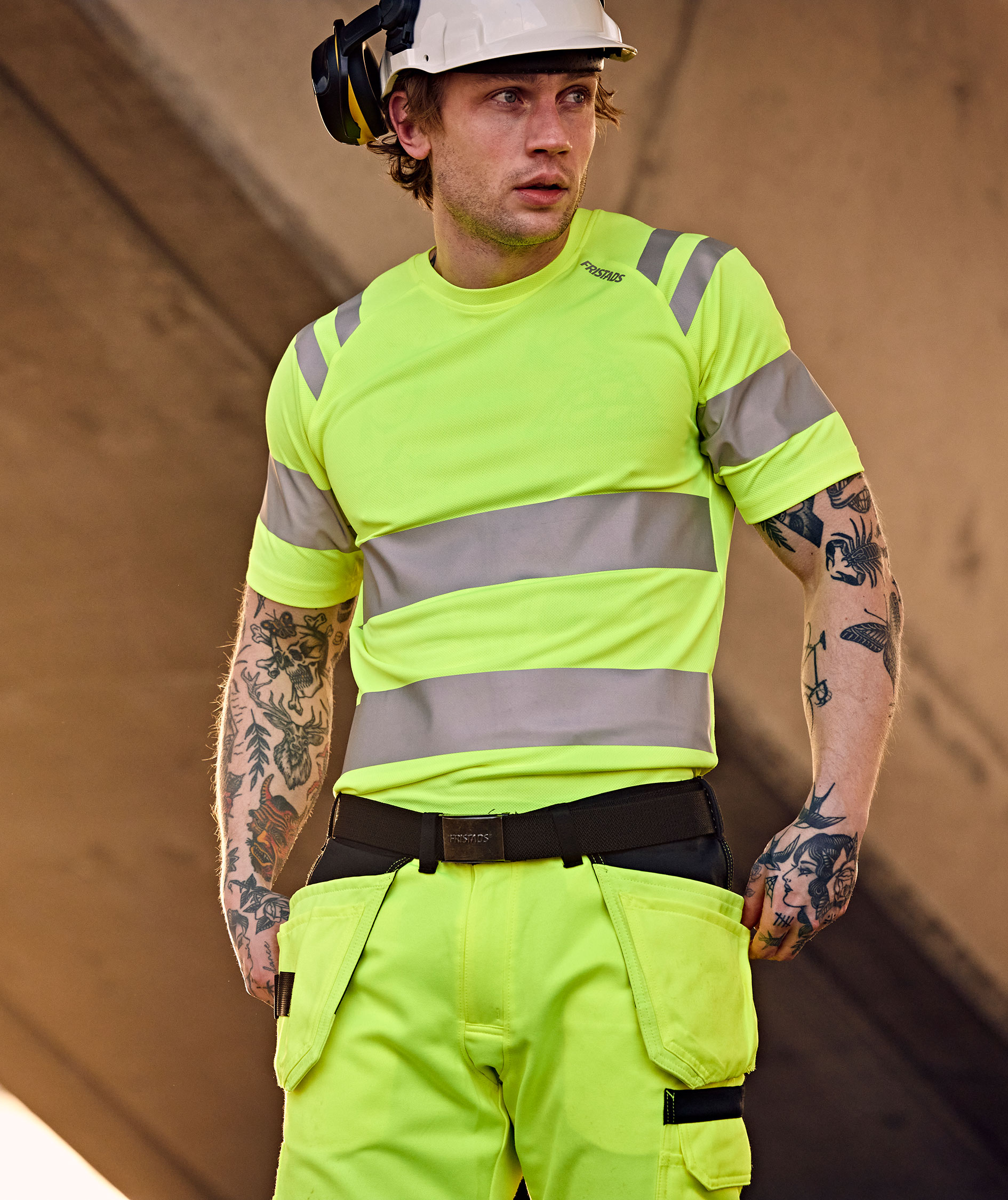 Fristads&nbsp;T-shirt 7860 GPST, Hi-Vis Yellow, large image number 7