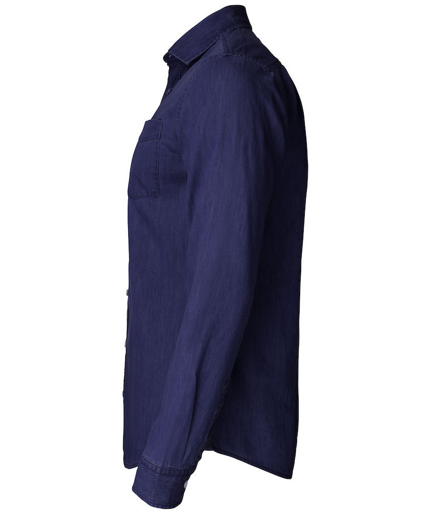 Cutter & Buck Ellensburg Modern fit denim shirt, Indigo Blue, large image number 2