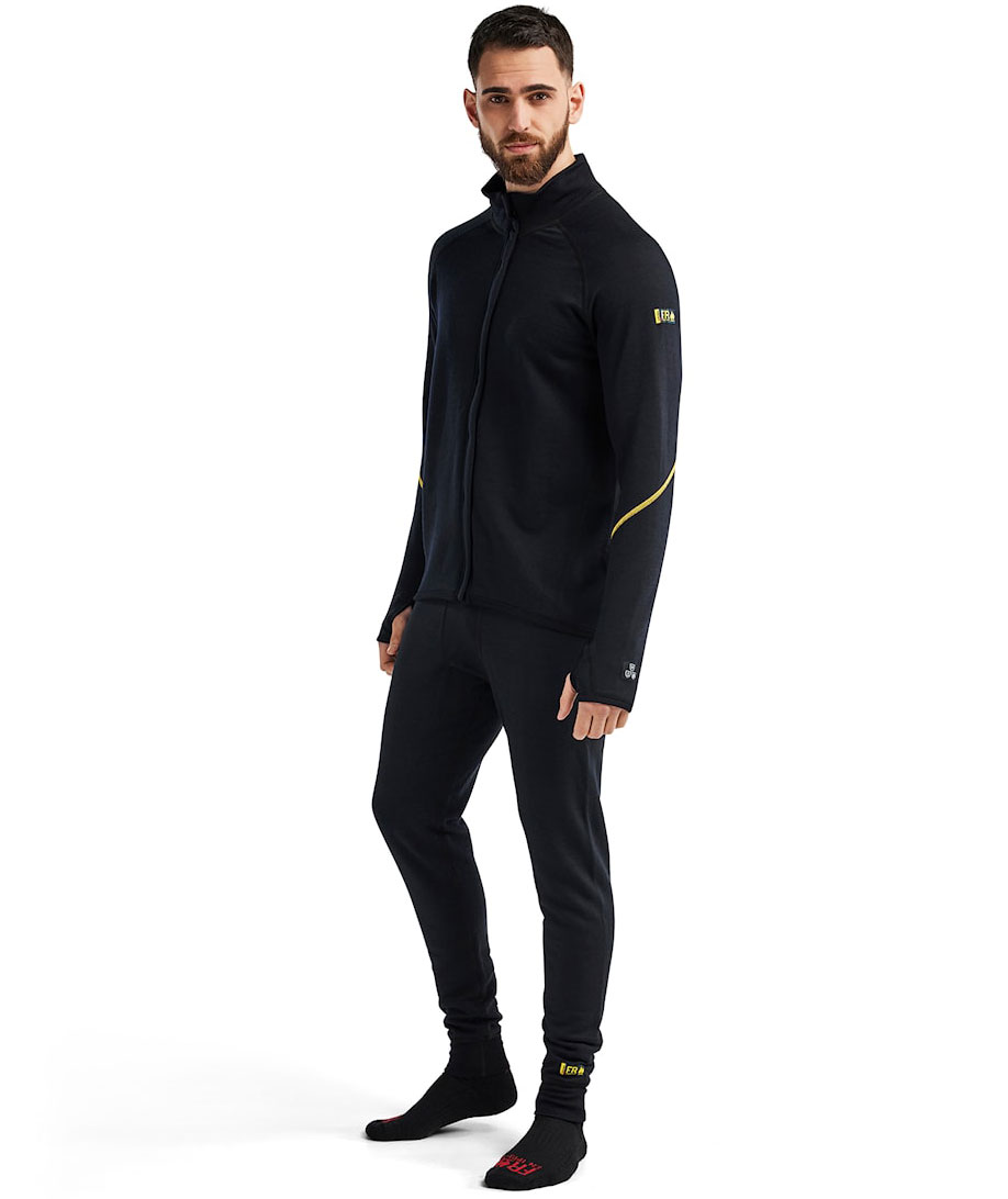 Bl&aring;kl&auml;der FR ull underst&auml;llsbyxor, Svart