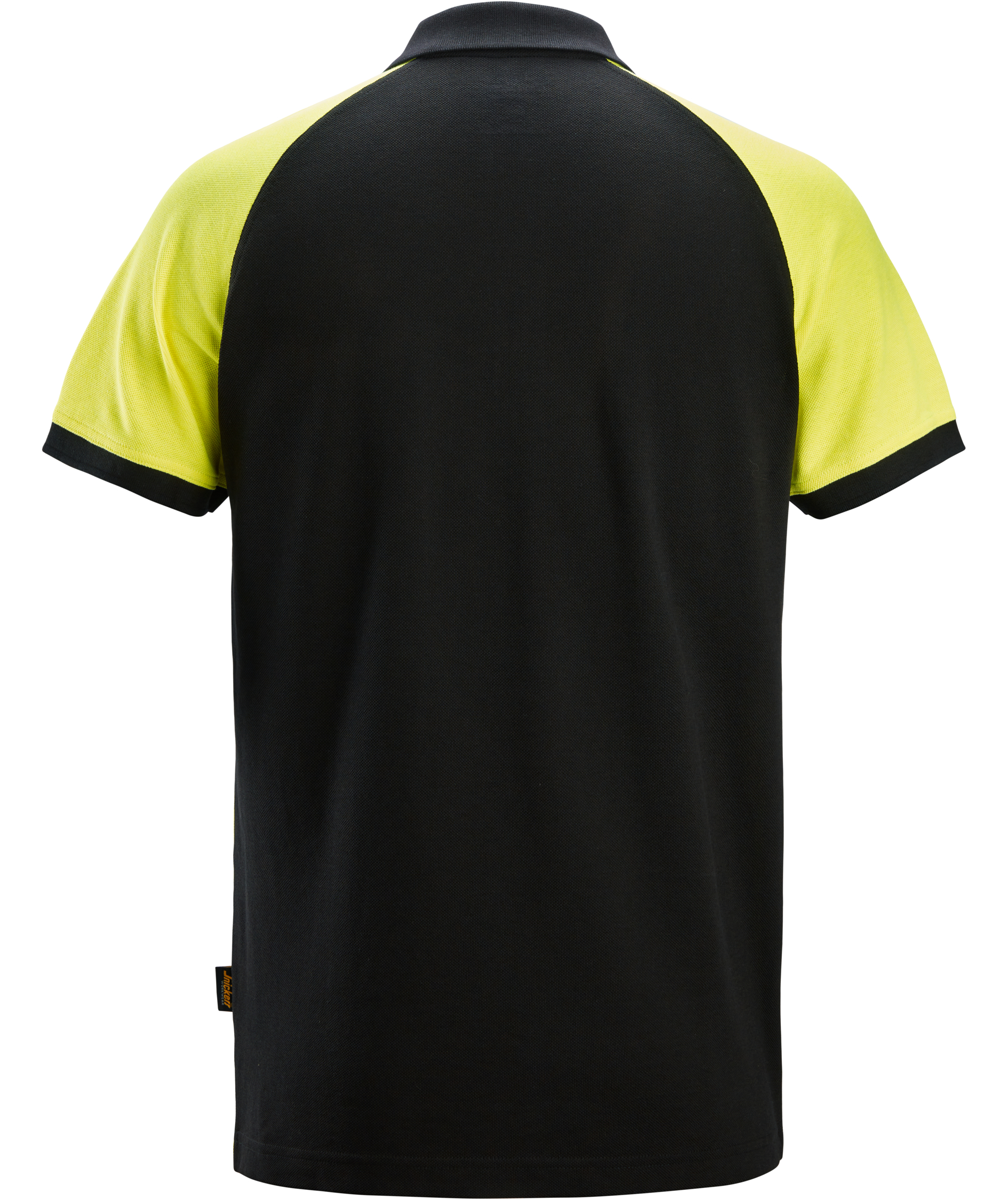 Snickers polo T-skjorte 2750, Black/Neon Yellow, large image number 2
