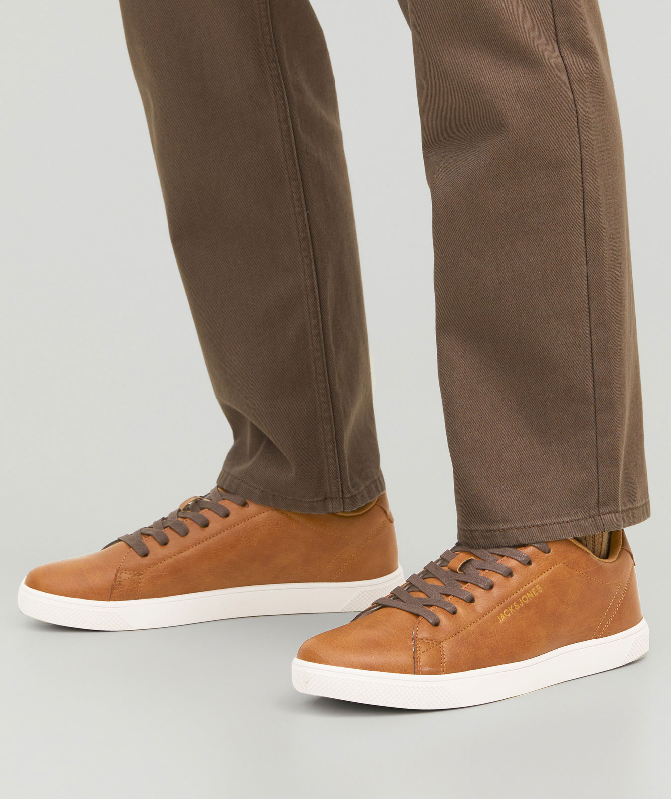 Jack & Jones JFWBOSLEY PU sneakers, Cognac, large image number 3