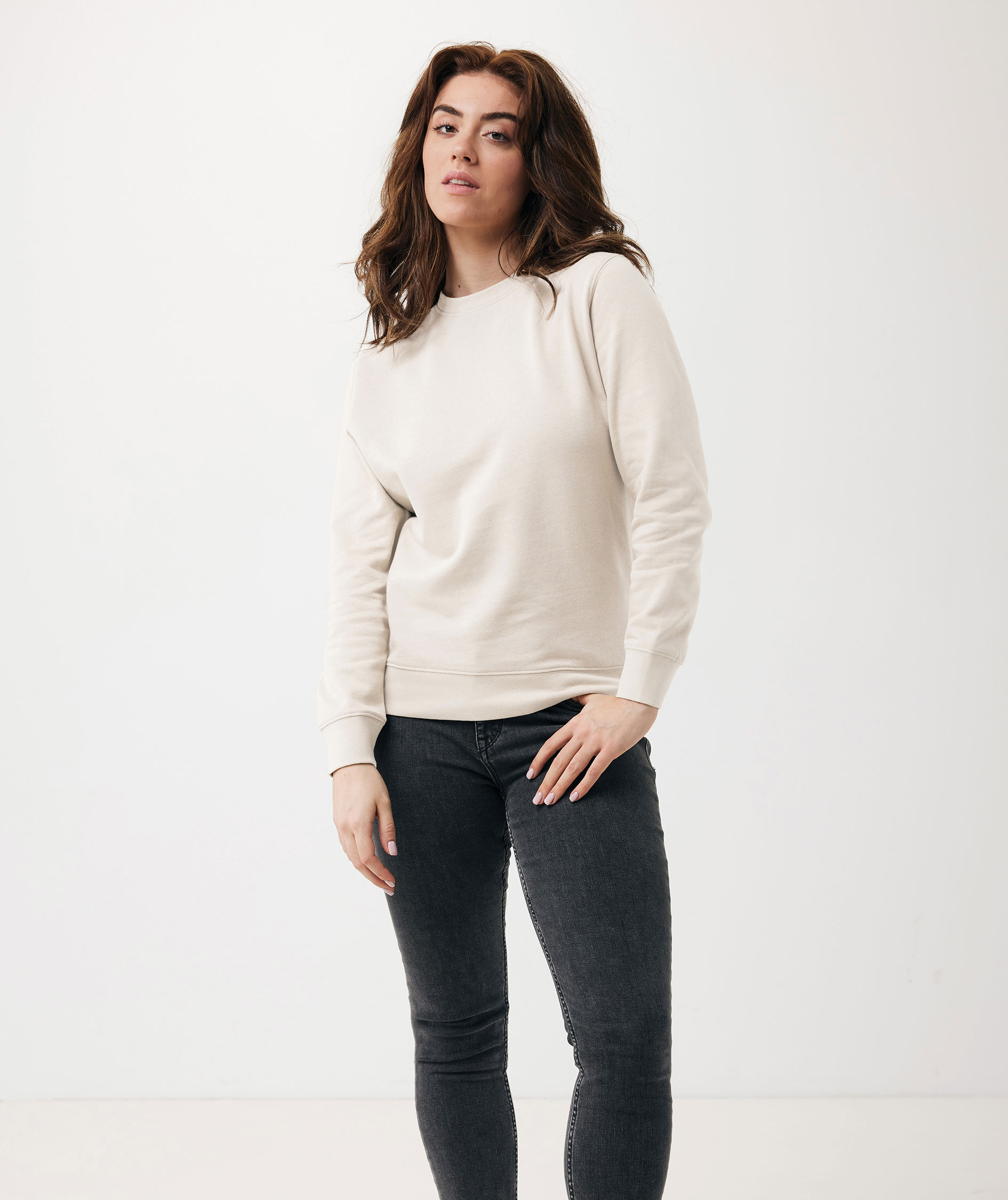 Iqoniq Etosha sweatshirt, Ivory White, large image number 4